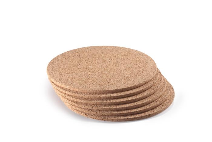 12 inch Round Cork Trivets
