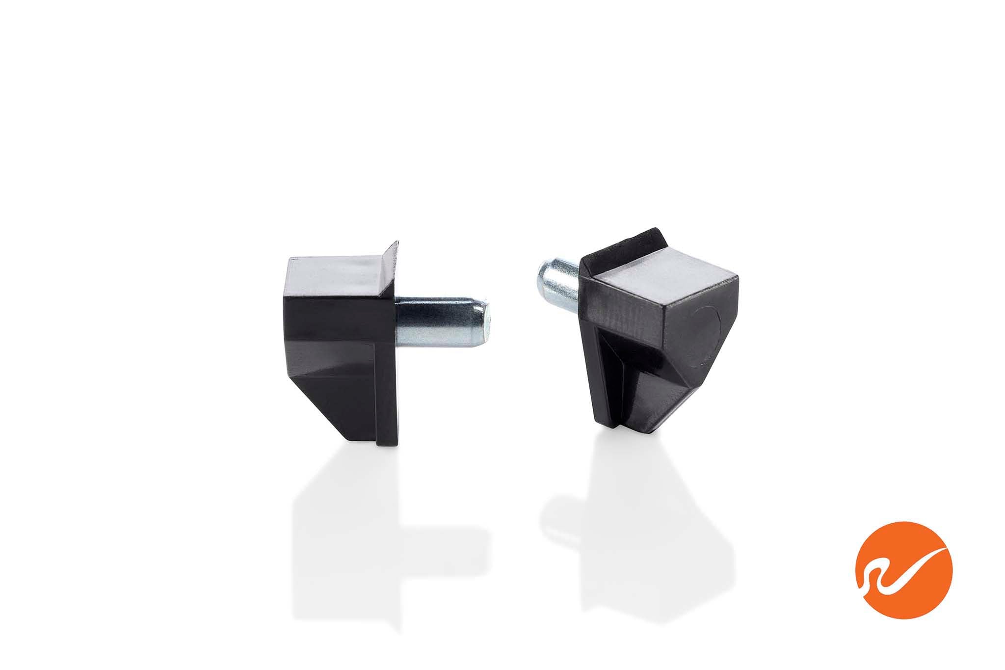 5mm Black Plastic Shelf Pins