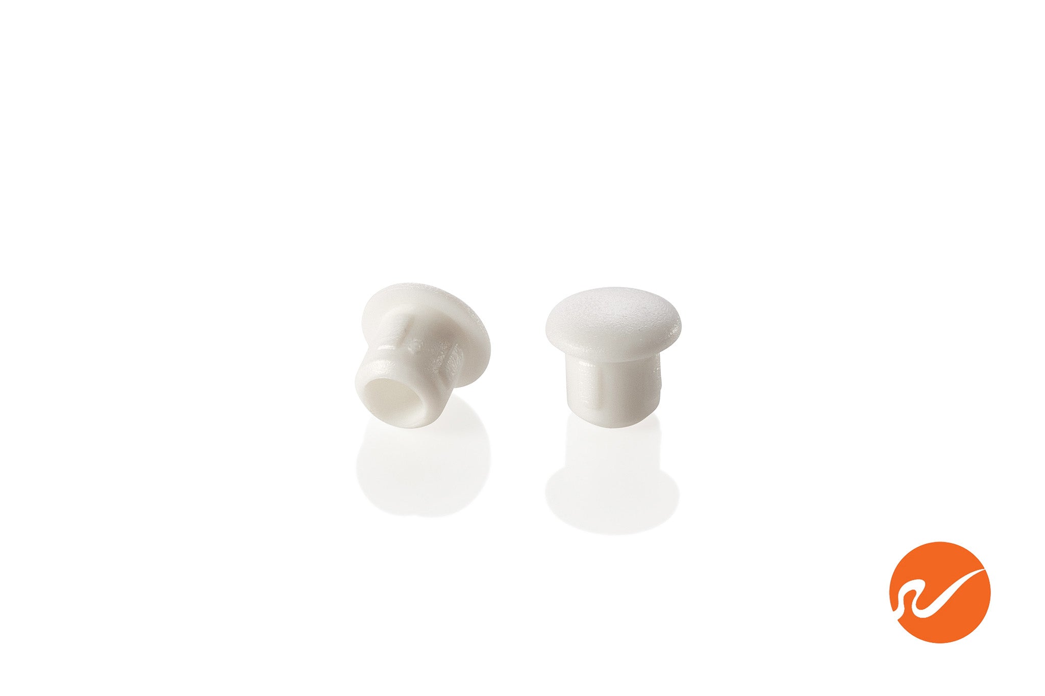 1/4" White Hole Plugs
