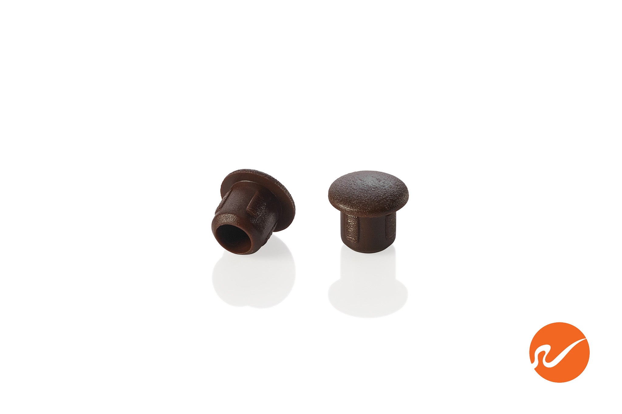 1/4" Dark Brown Hole Plugs