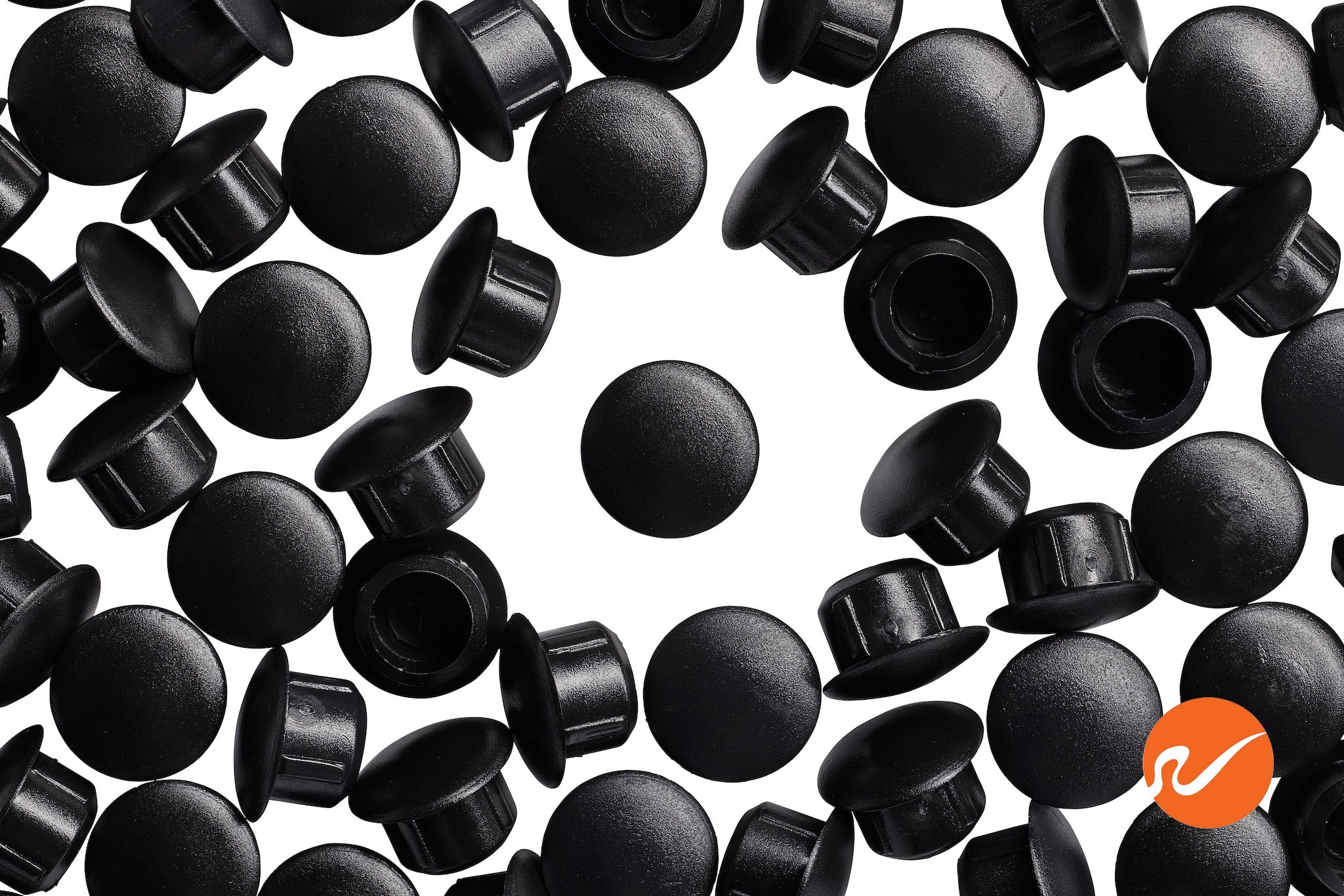 3/8" (10mm) Black Hole Plugs - WidgetCo