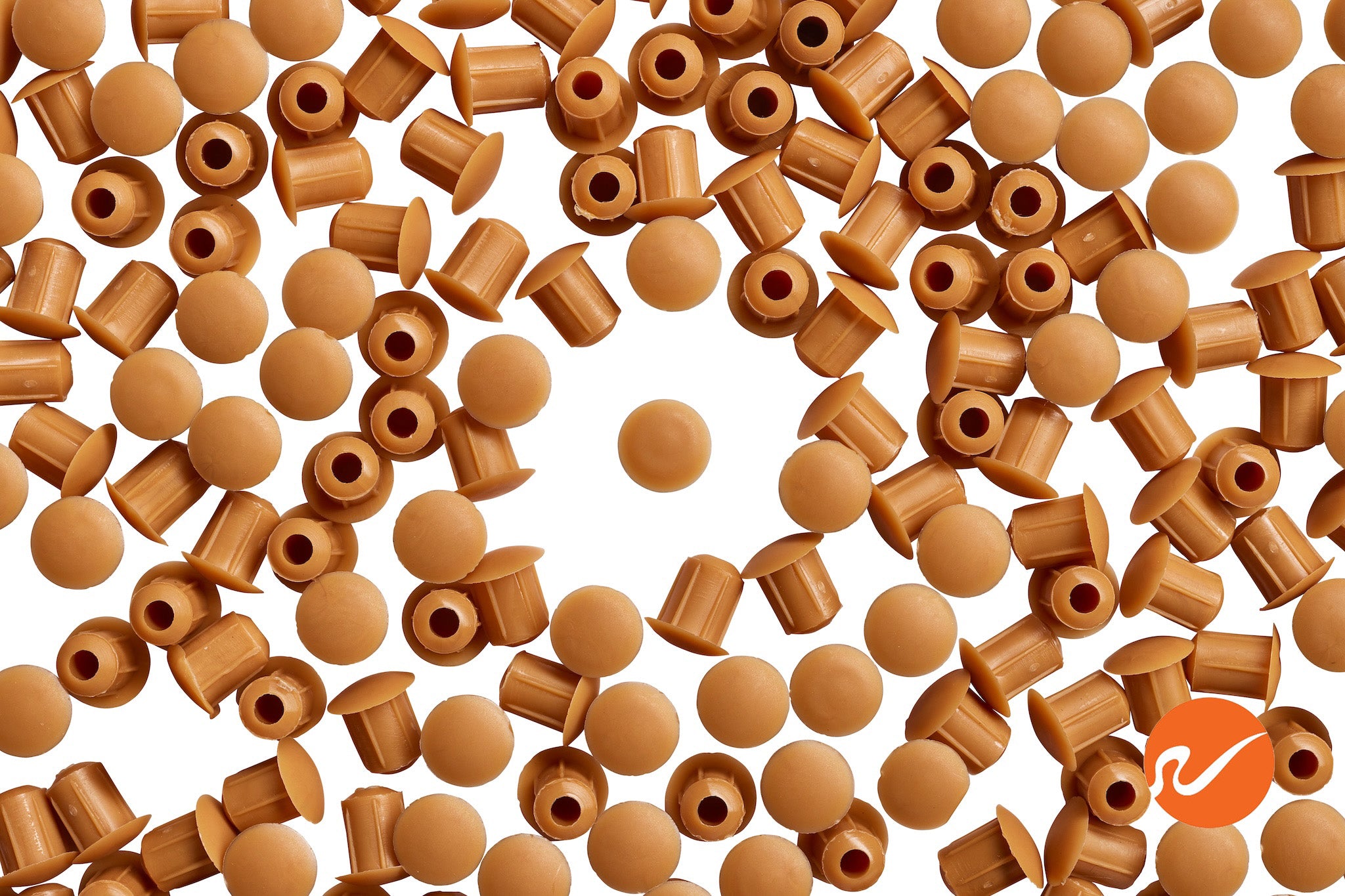 3/16" | 5mm Honey Brown Hole Plugs - WidgetCo