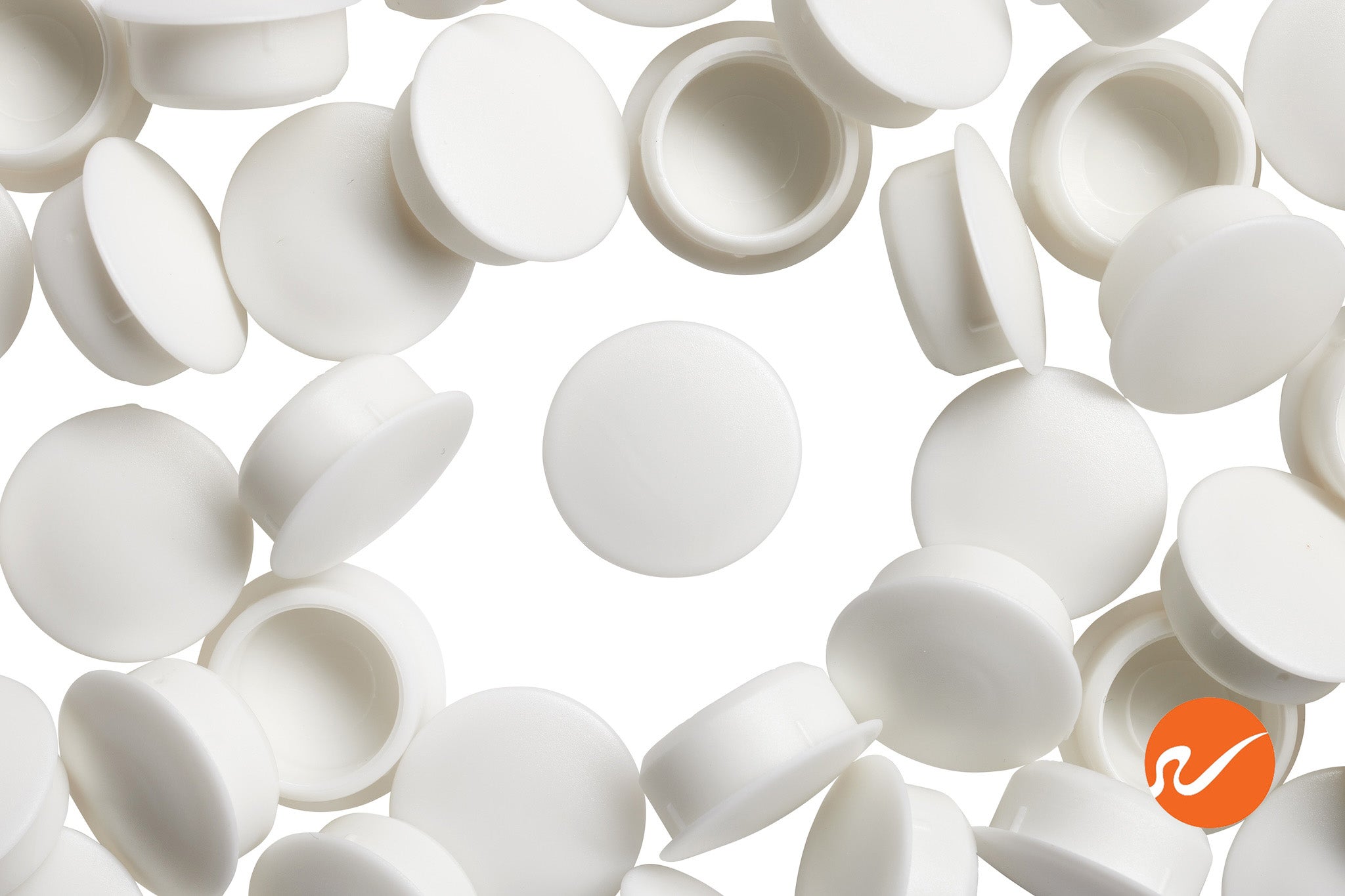 5/8" White Hole Plugs - WidgetCo