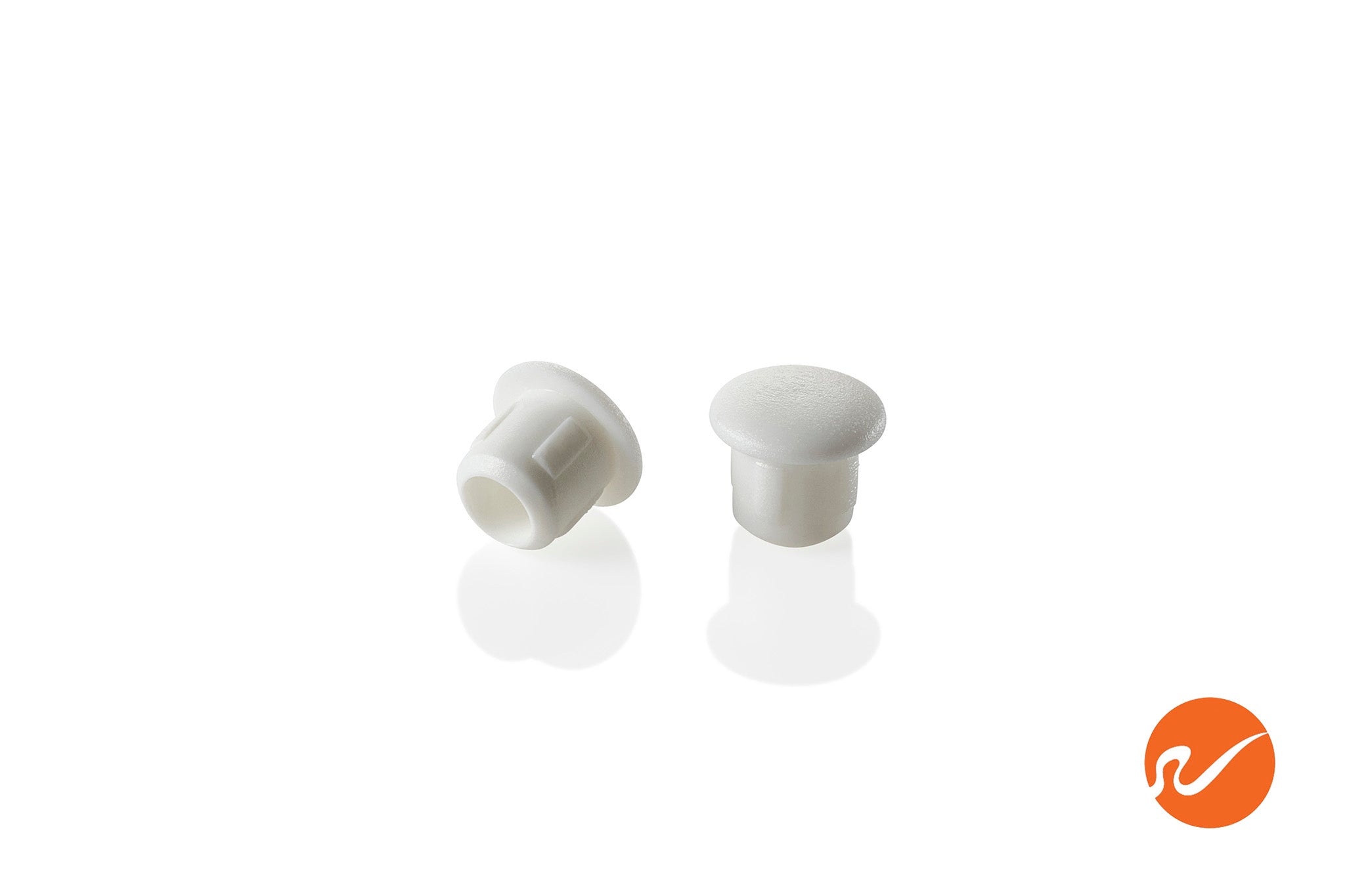 6mm White Hole Plugs