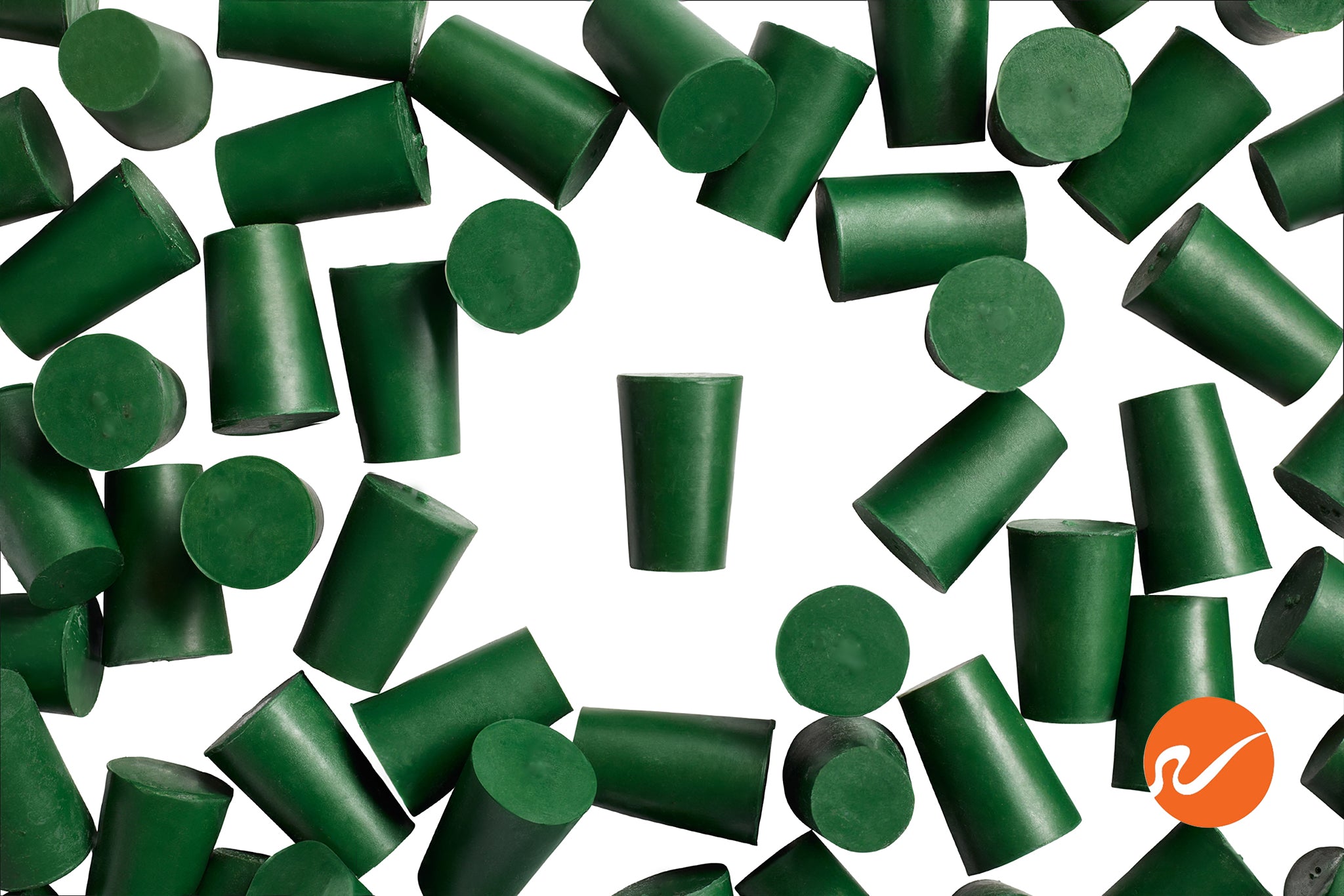 #0 Green Neoprene Rubber Stoppers