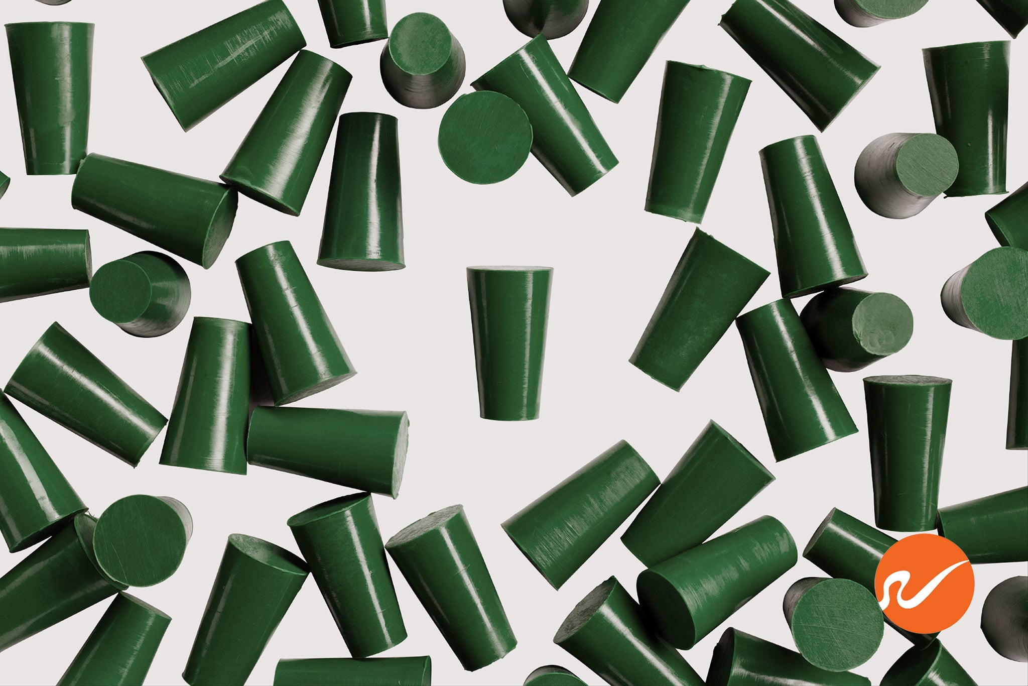 #00 Green Neoprene Rubber Stoppers - WidgetCo