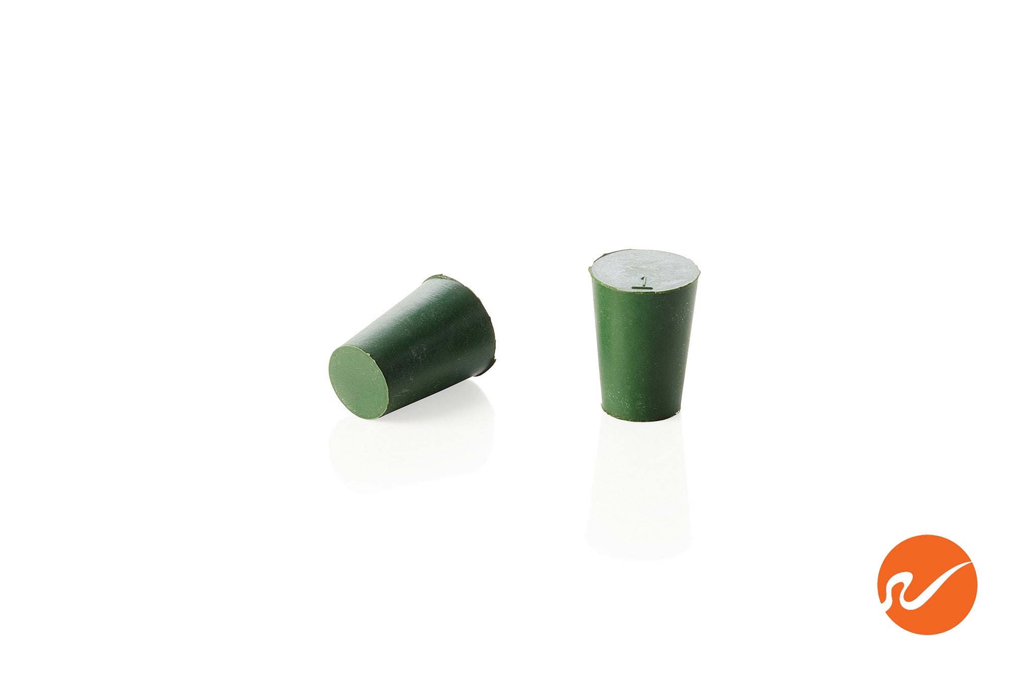 #1 Green Neoprene Rubber Stoppers