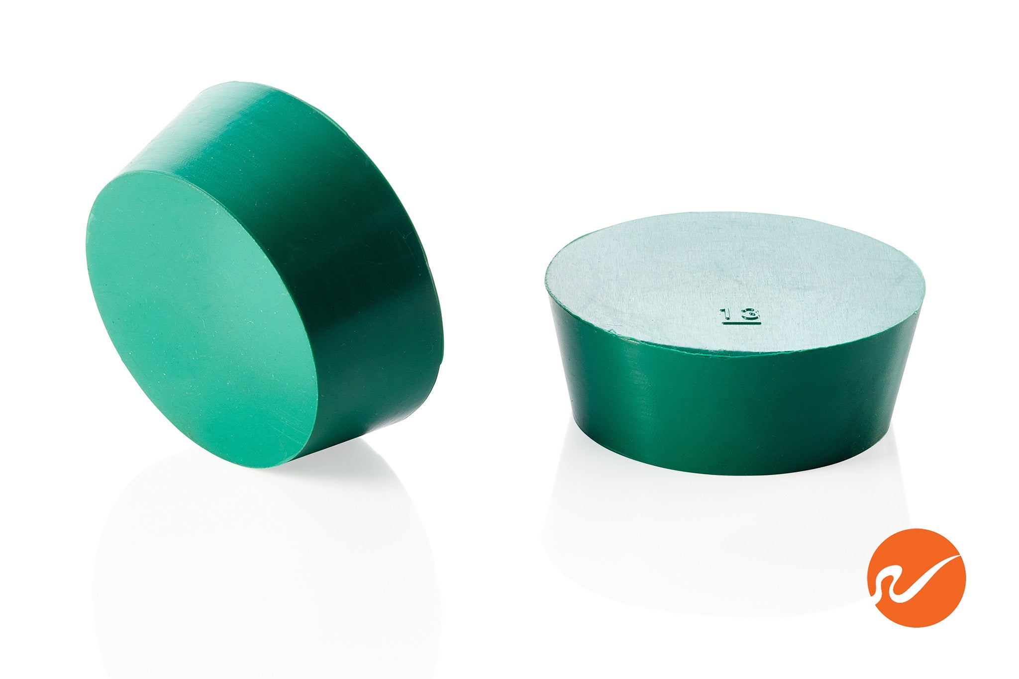 #13 Green Neoprene Rubber Stoppers