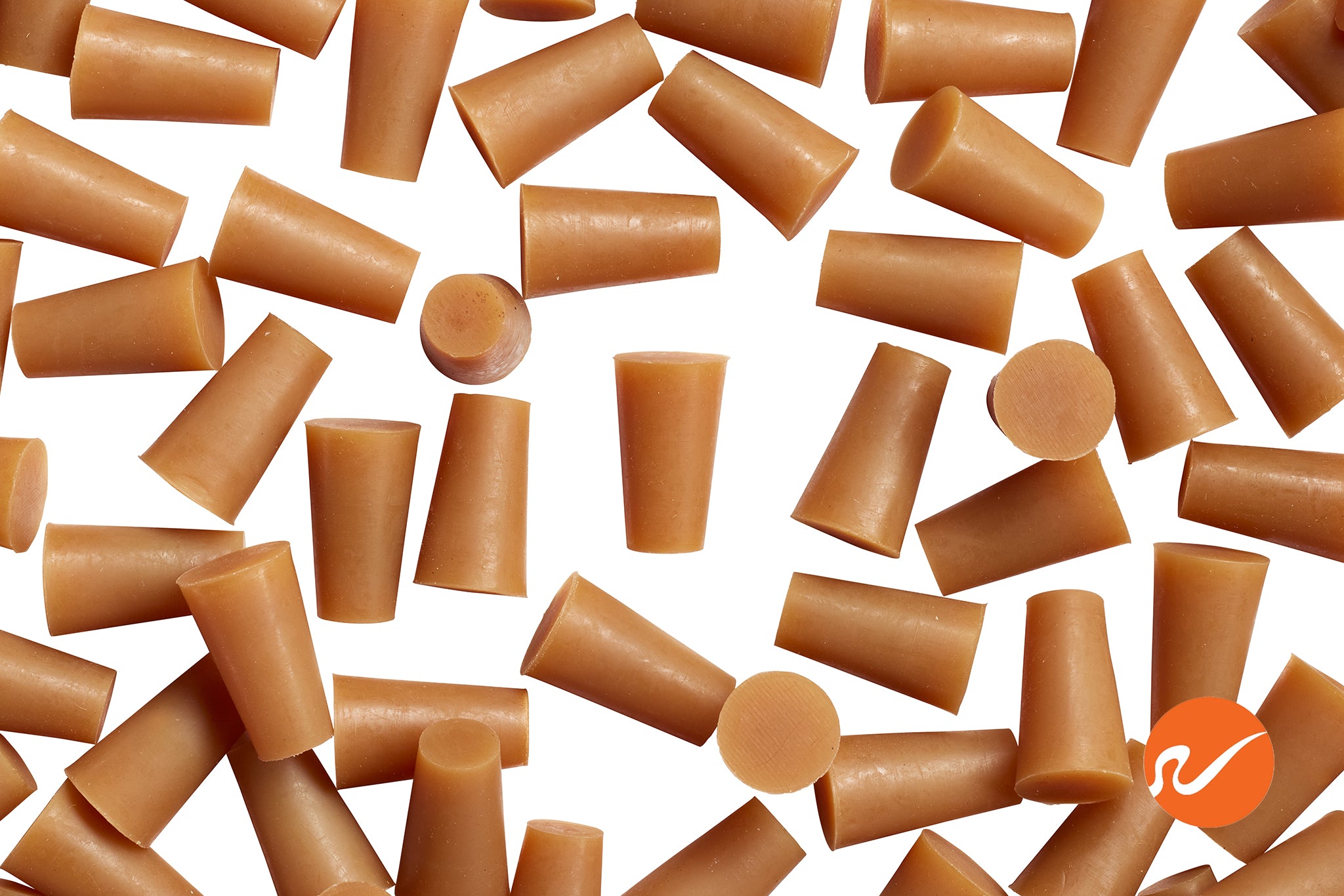 #0 Pure Gum Rubber Stoppers - WidgetCo