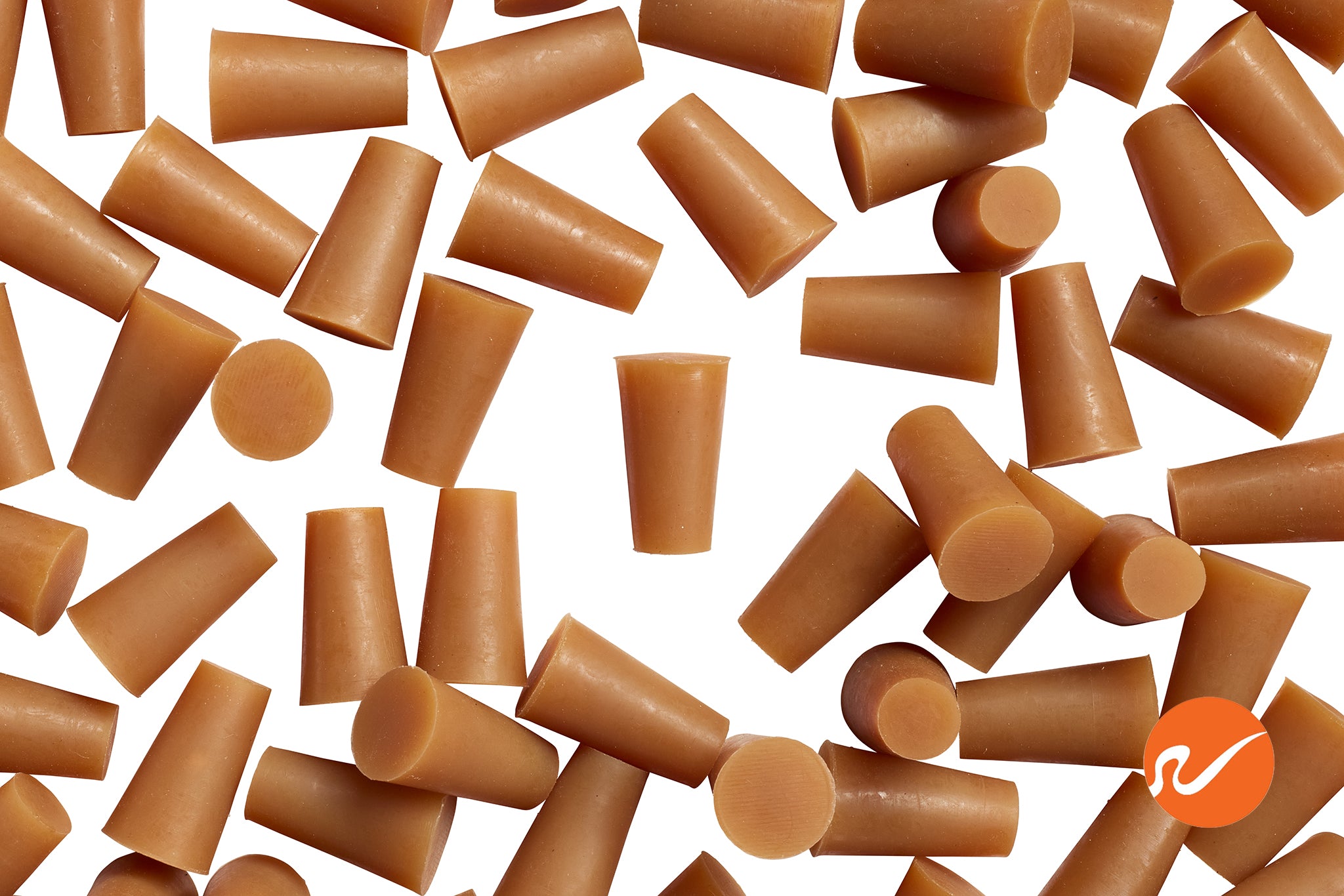 #00 Pure Gum Rubber Stoppers - WidgetCo