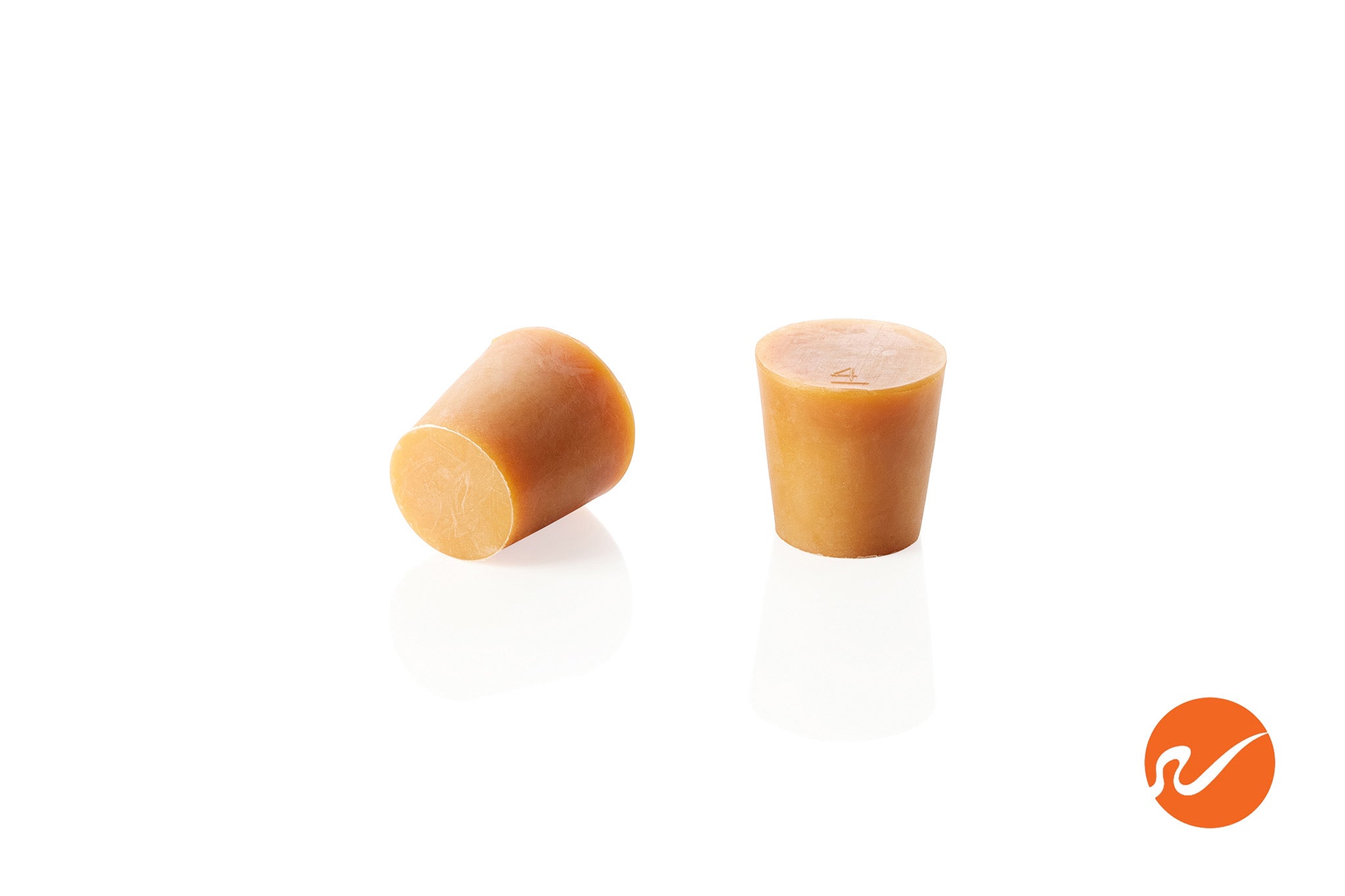 #4 Pure Gum Rubber Stoppers