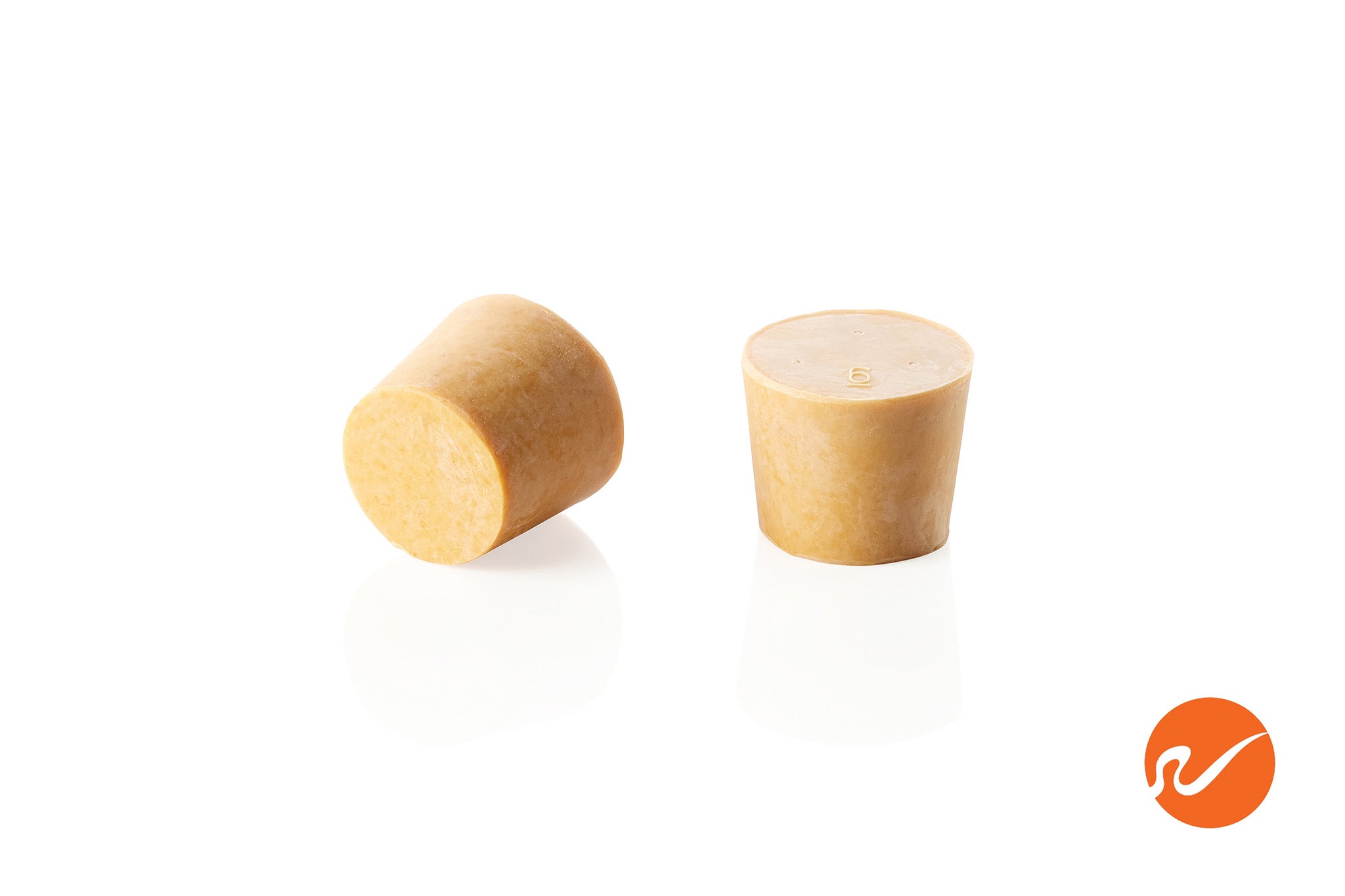 #6 Pure Gum Rubber Stoppers