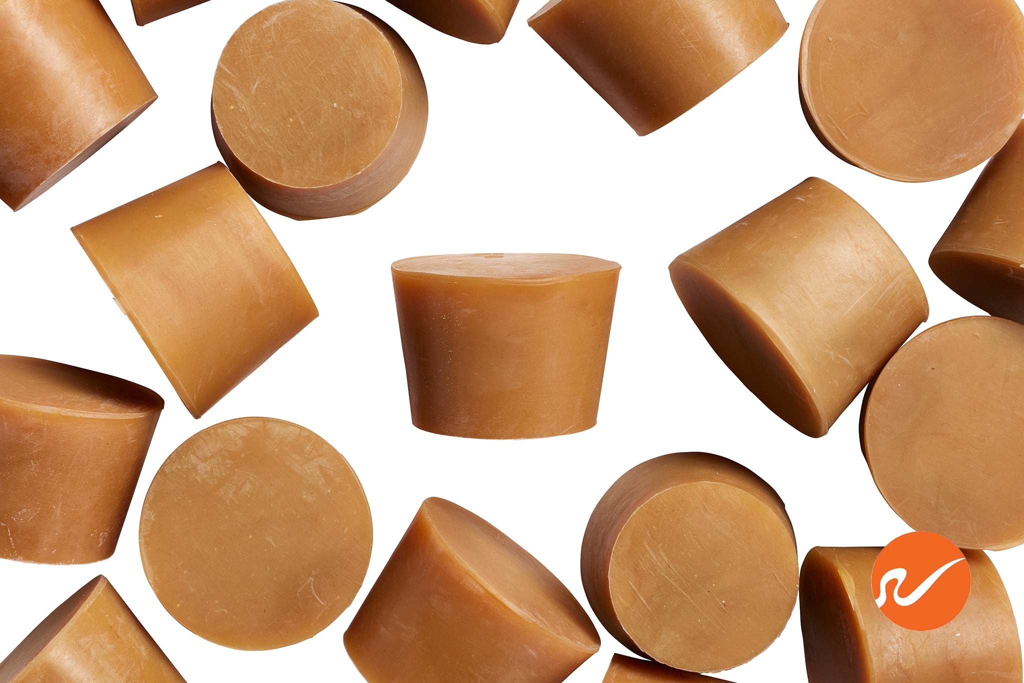 #7 Pure Gum Rubber Stoppers - WidgetCo