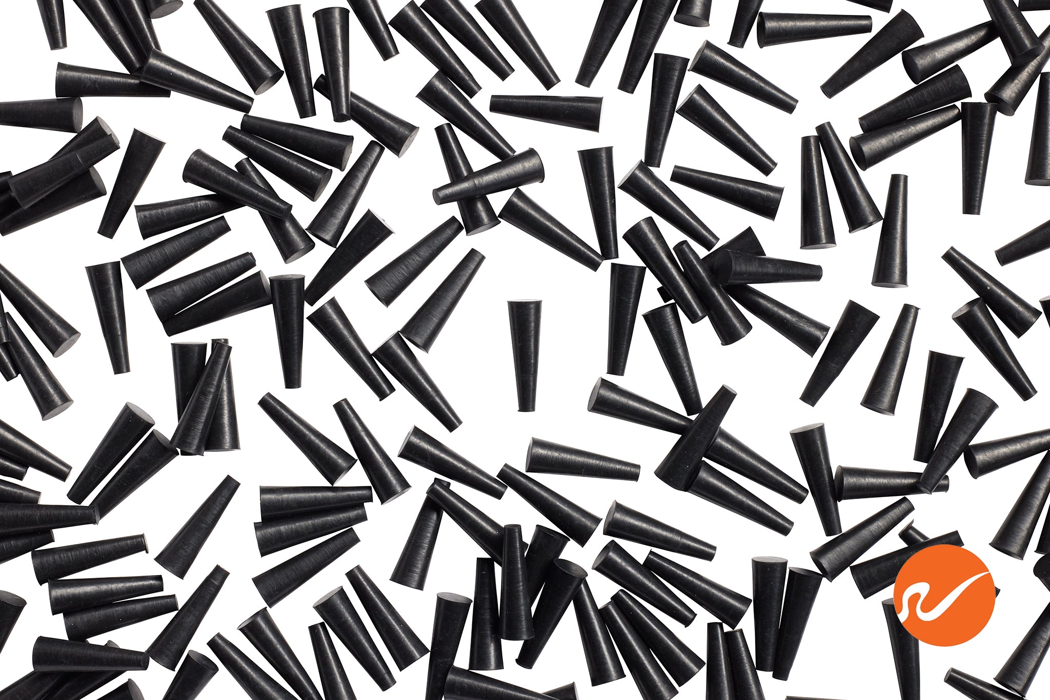 #000000 Rubber Stoppers - WidgetCo