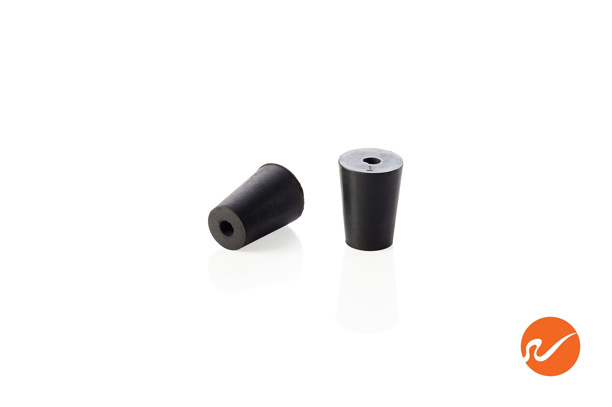 #1 Rubber Stoppers with 1 hole