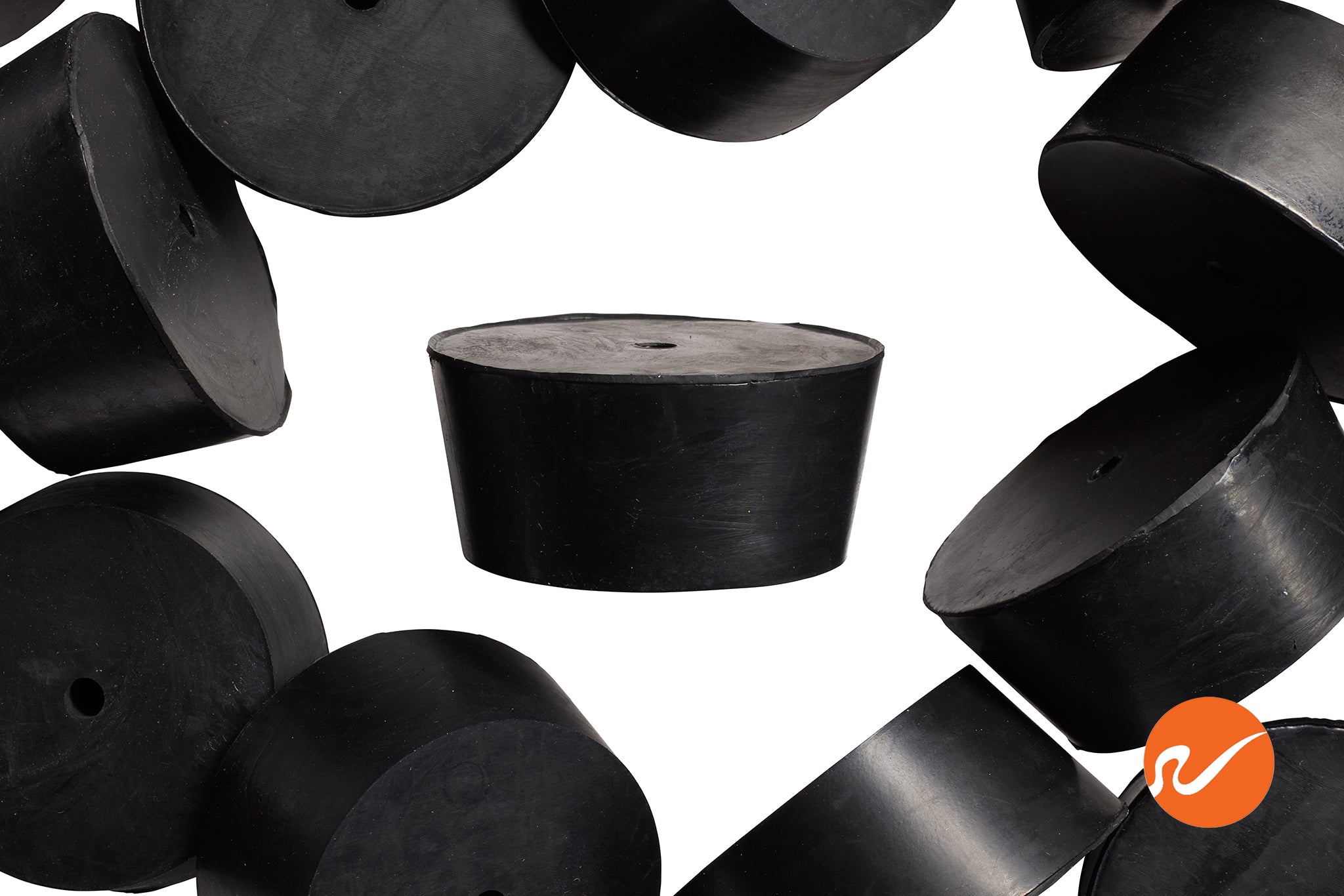 #11 Rubber Stoppers with 1 hole - WidgetCo