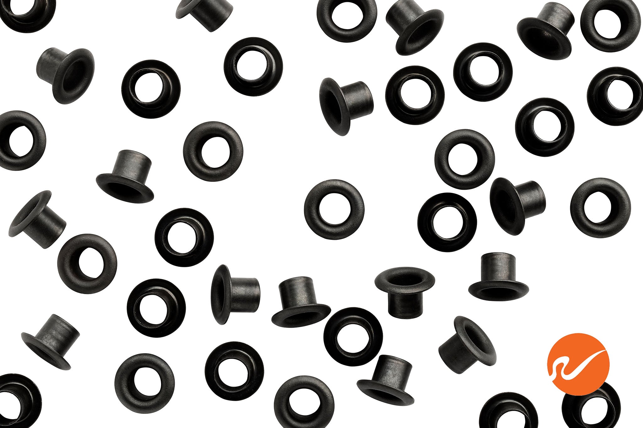 5mm Matte Black Shelf Pin Sleeves - WidgetCo