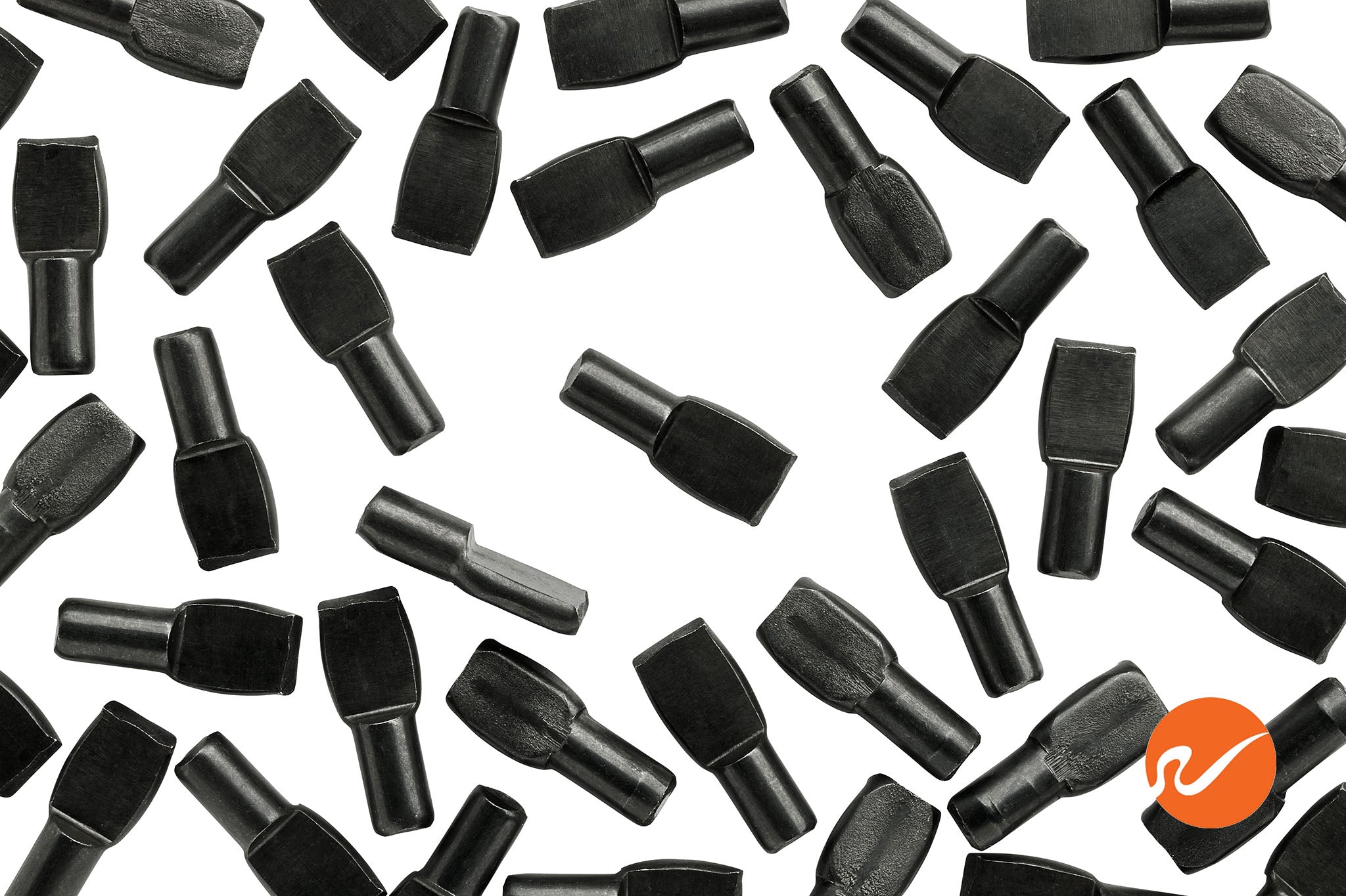 5mm Matte Black Shelf Pins - WidgetCo
