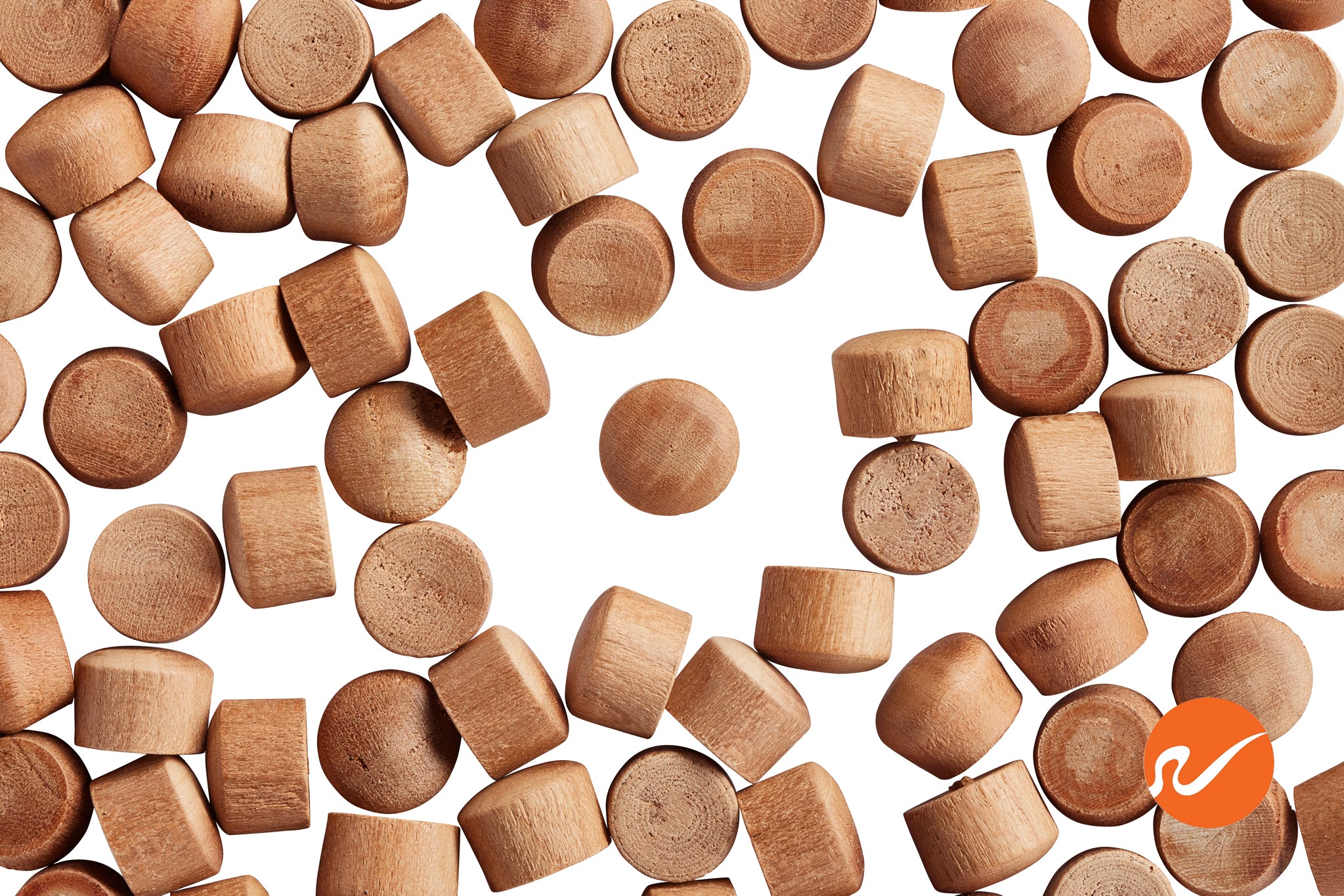 3/8" Cherry Oval Wood Plugs - WidgetCo
