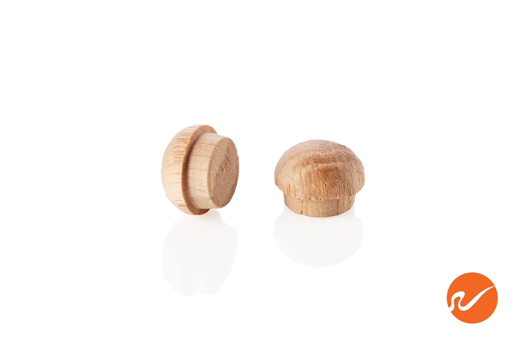7/16" Oak Button Top Wood Plugs - WidgetCo