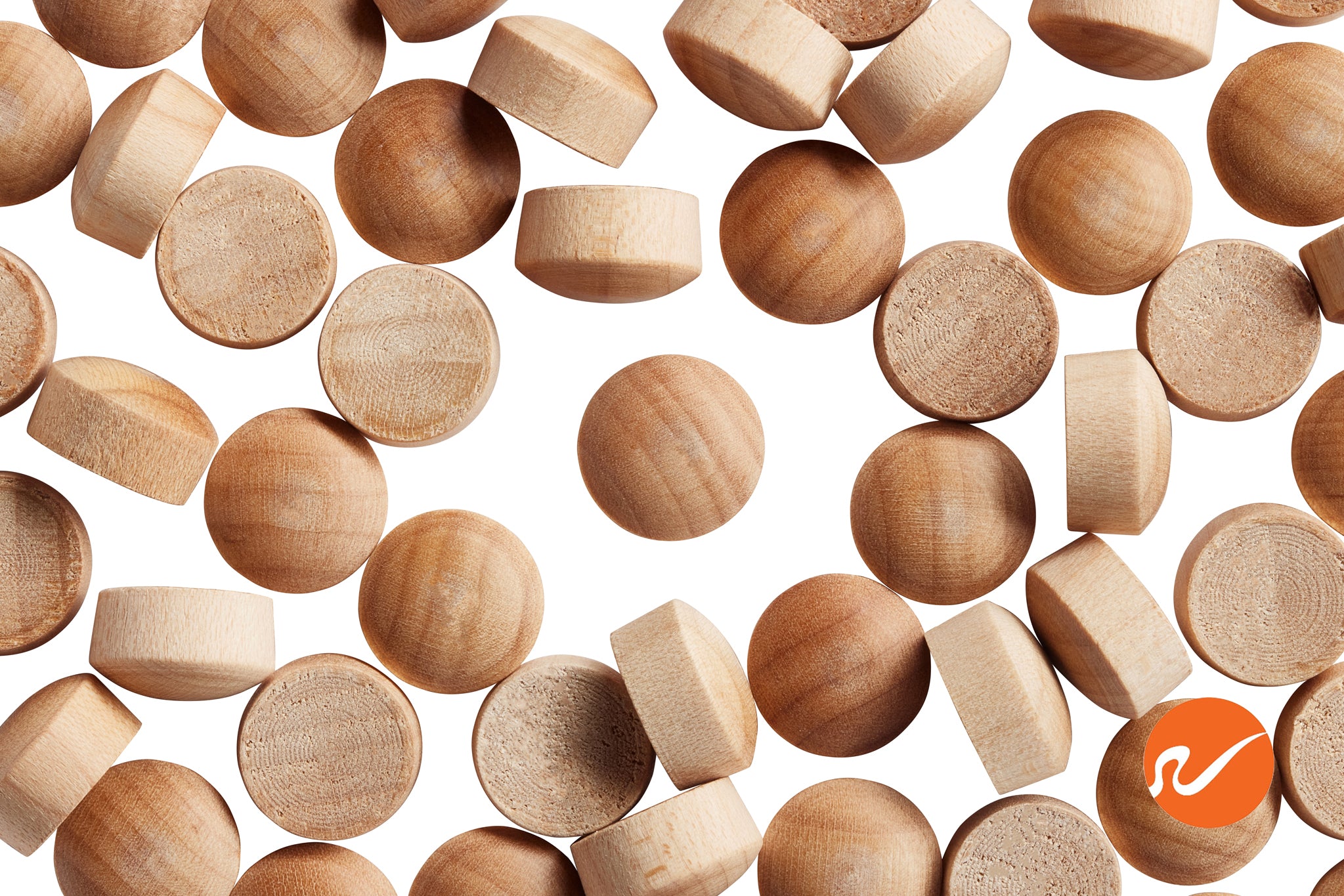 1/2" Maple Oval Wood Plugs - WidgetCo