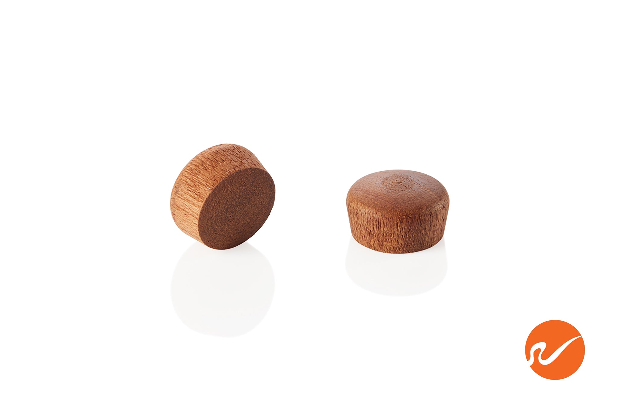 1/2" Mahogany Oval Wood Plugs - WidgetCo