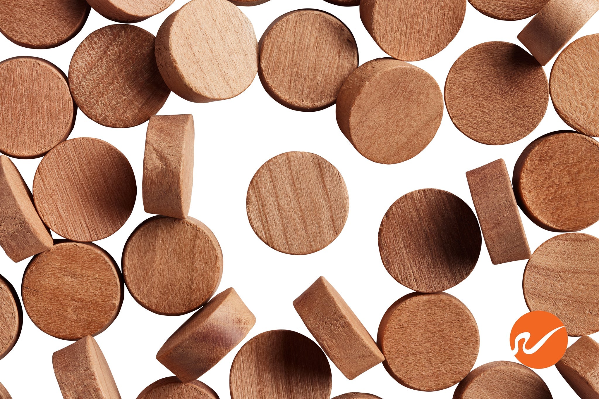 5/8" Cherry Wood Plugs - Face Grain - WidgetCo