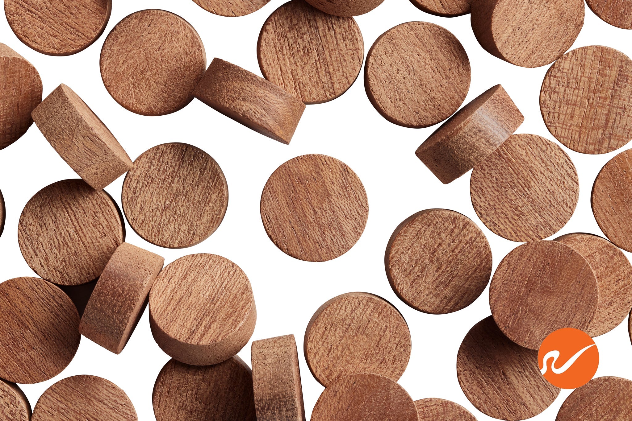 5/8" Mahogany Wood Plugs - Face Grain - WidgetCo