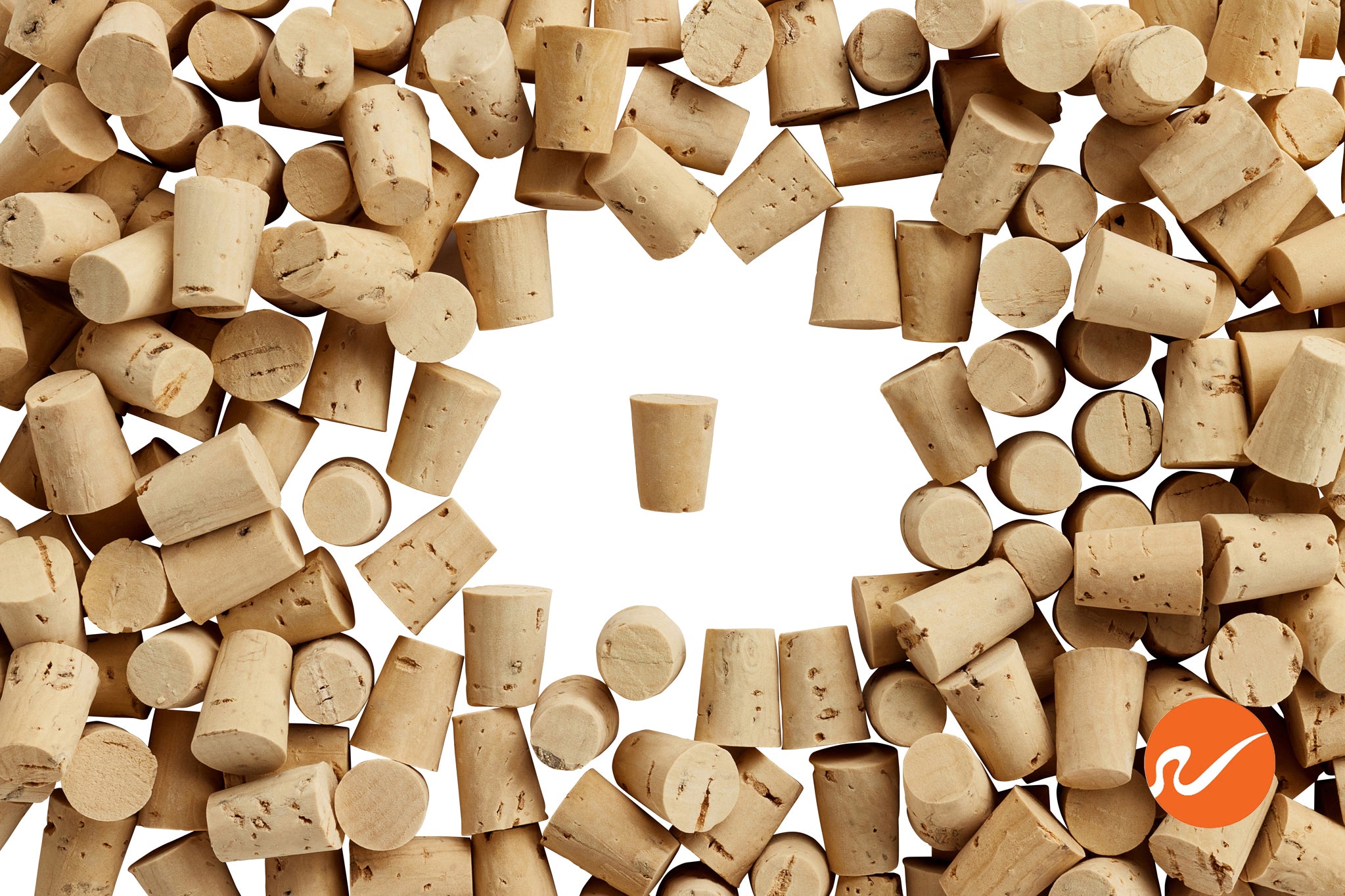 Size 0 Cork Stoppers, Extra Select - WidgetCo