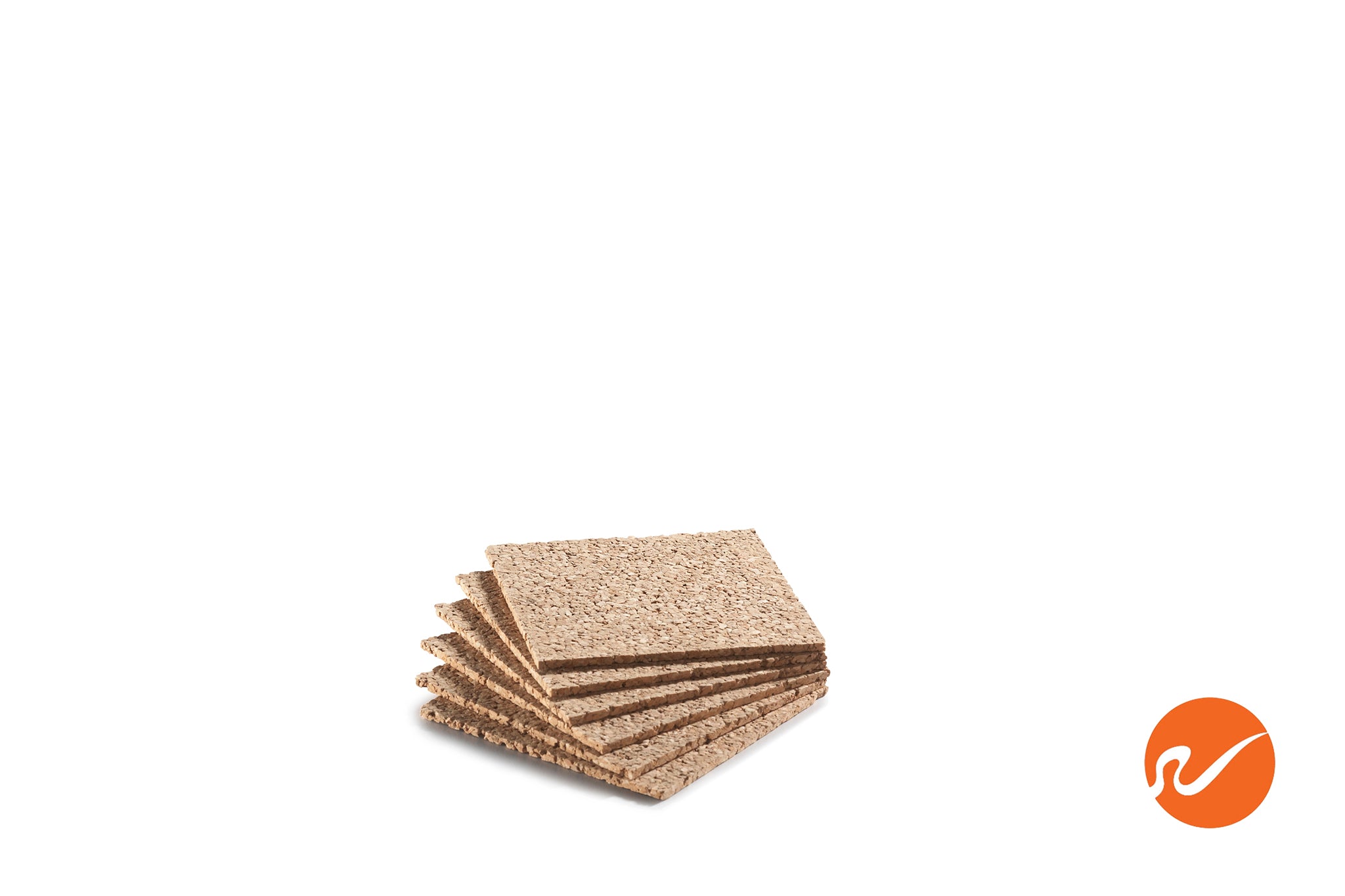 1/8" x 4" Square Cork Coasters (6 pack) - WidgetCo