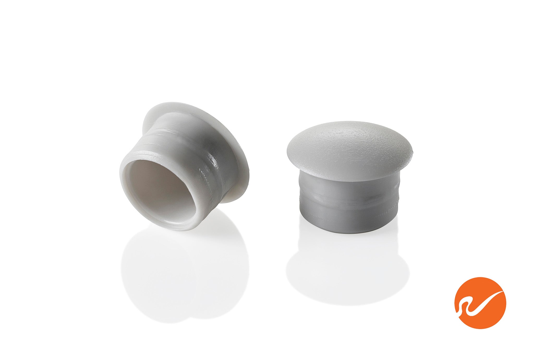 12mm Chalk Grey Hole Plugs