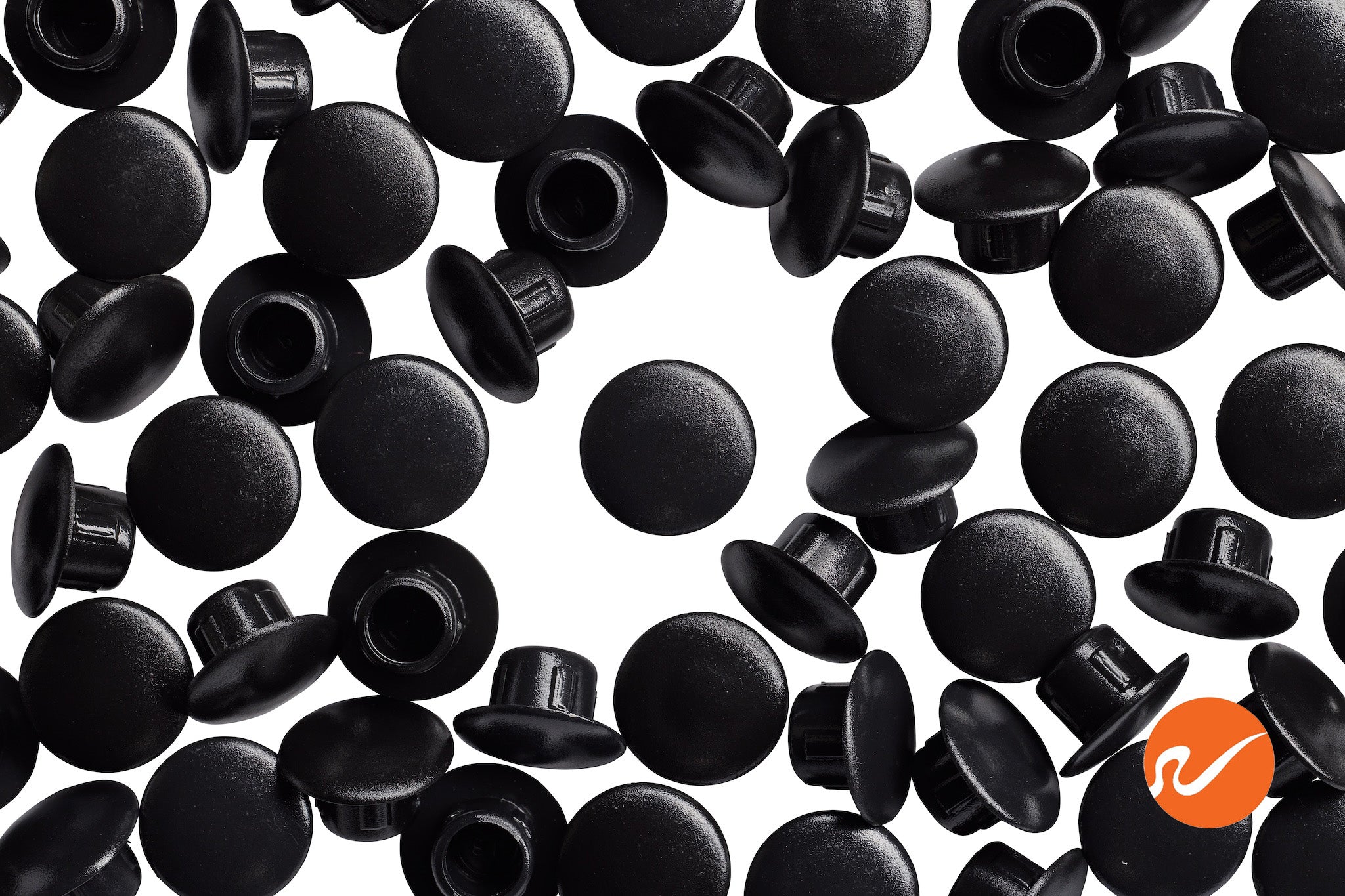 5/16" | 8mm Black Hole Plugs