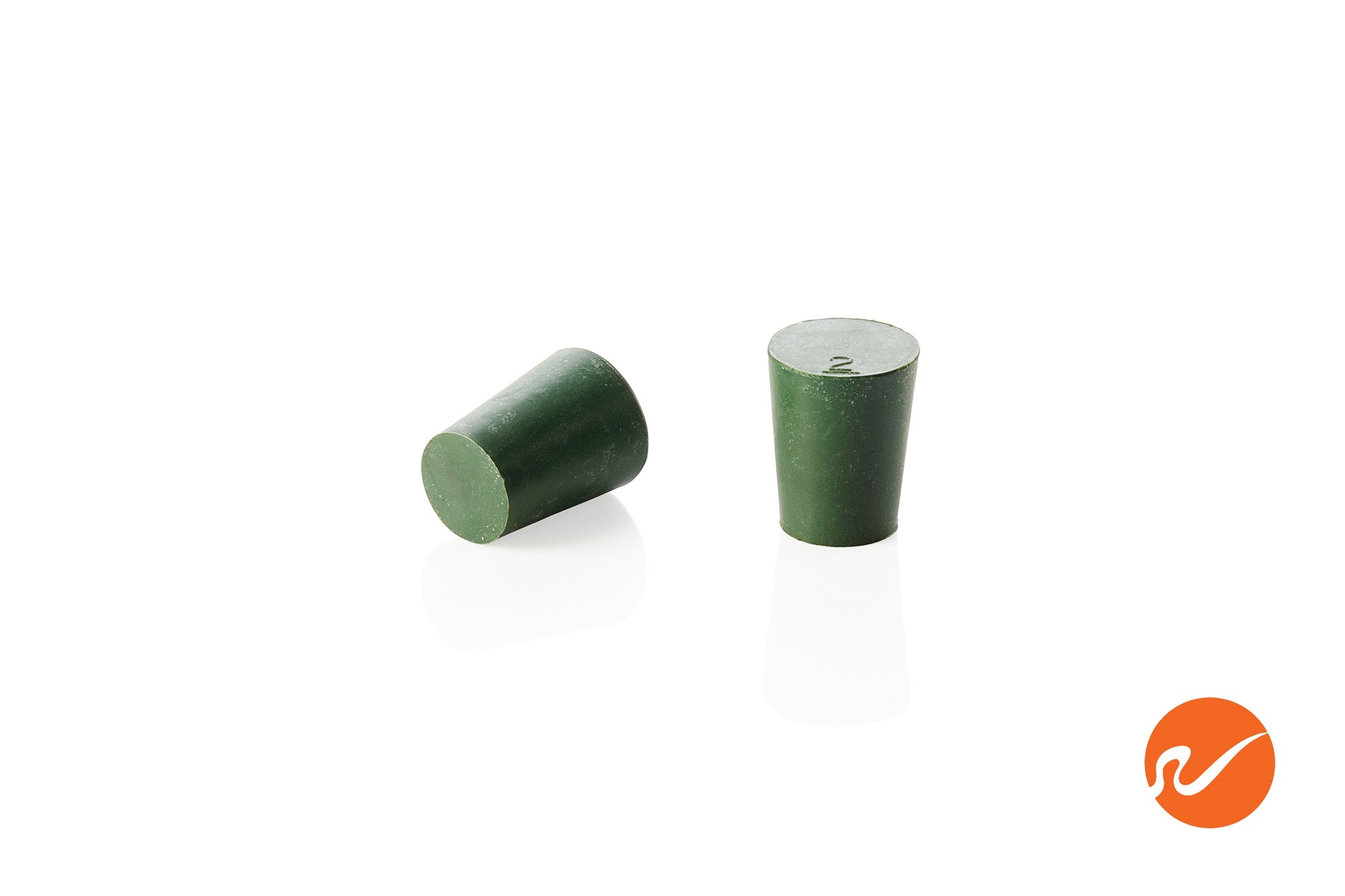 #2 Green Neoprene Rubber Stoppers