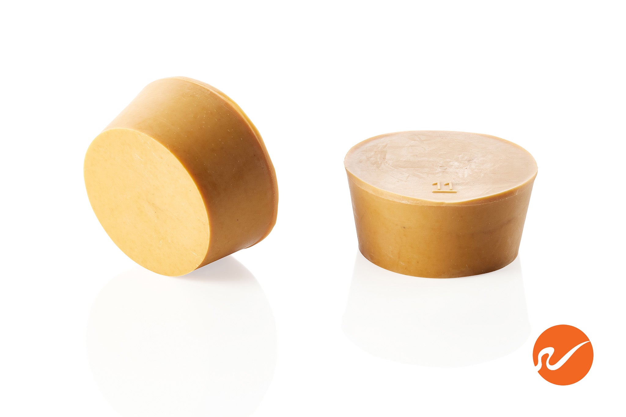 #11 Pure Gum Rubber Stoppers