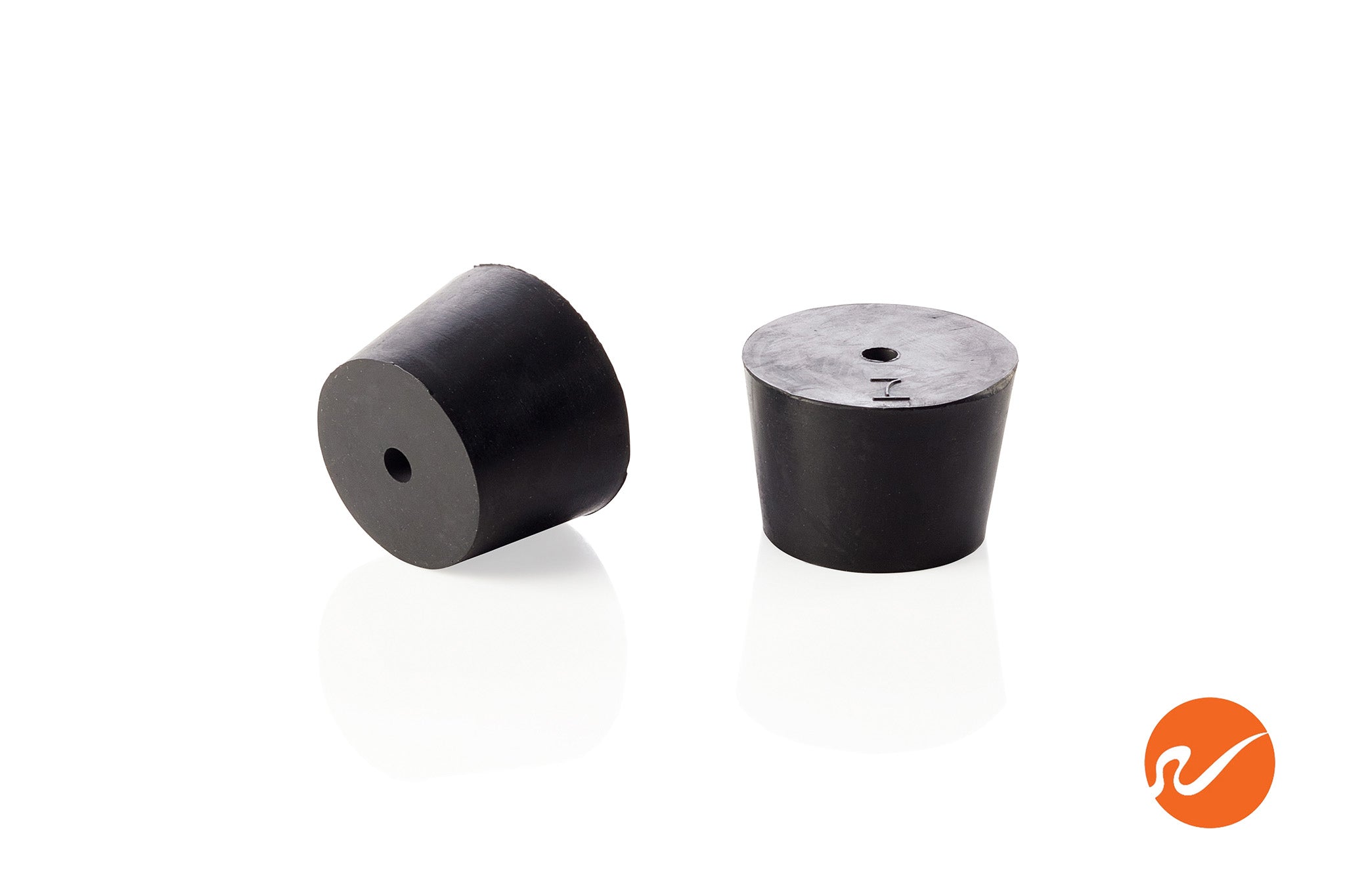 #7 Rubber Stoppers with 1 hole