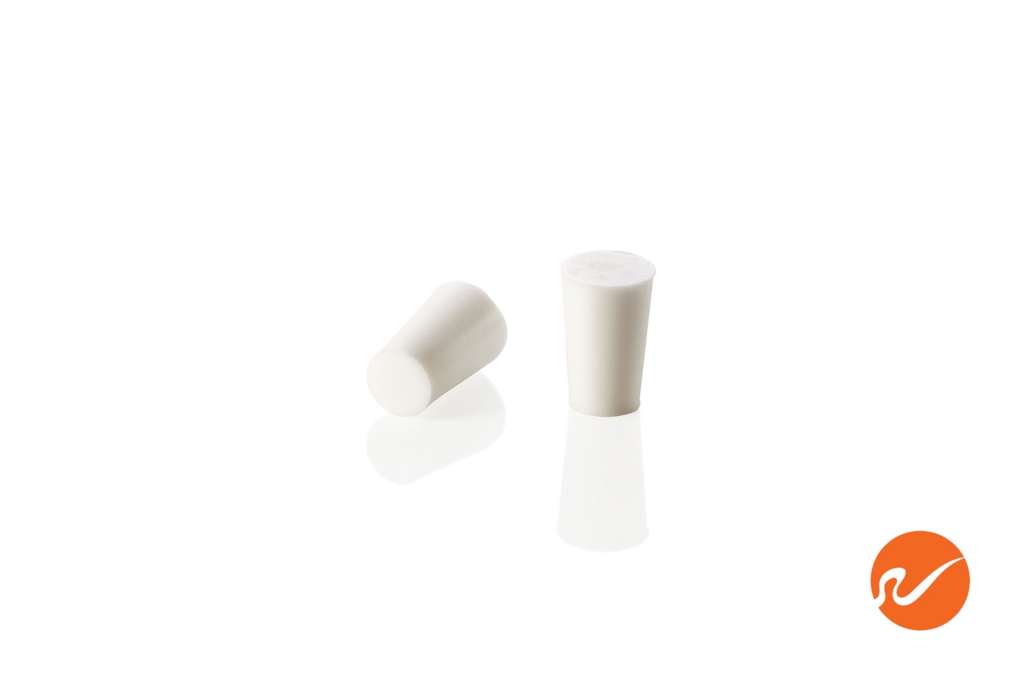 #0 White Silicone Rubber Stoppers
