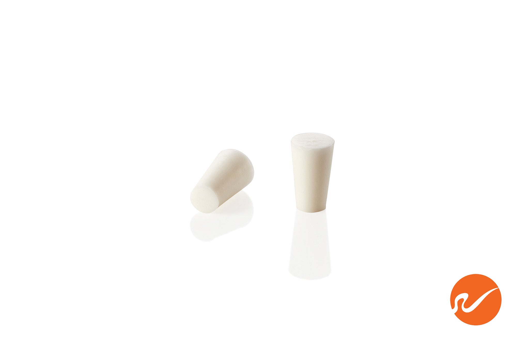 #00 White Silicone Rubber Stoppers