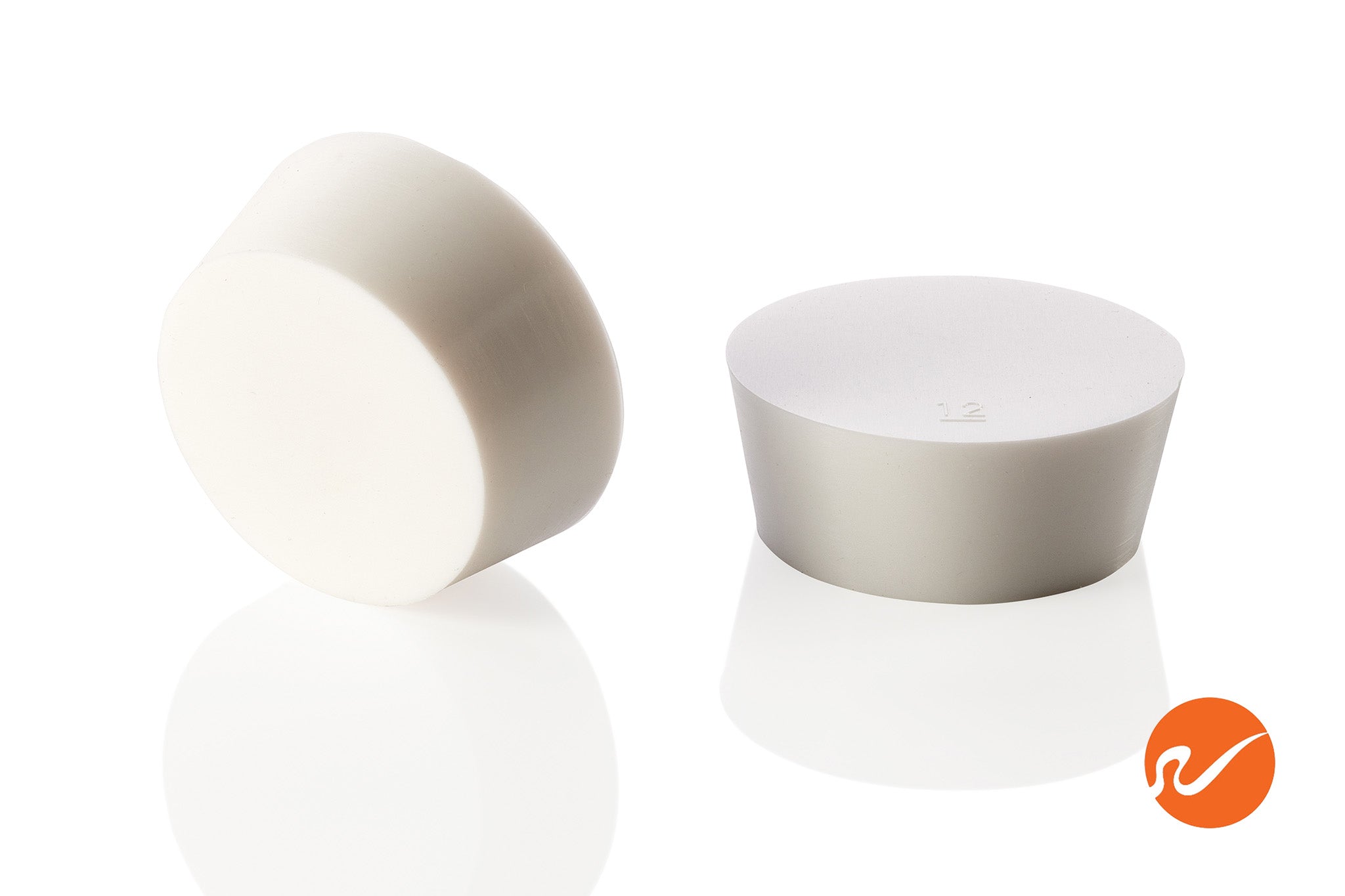 #12 White Silicone Rubber Stoppers
