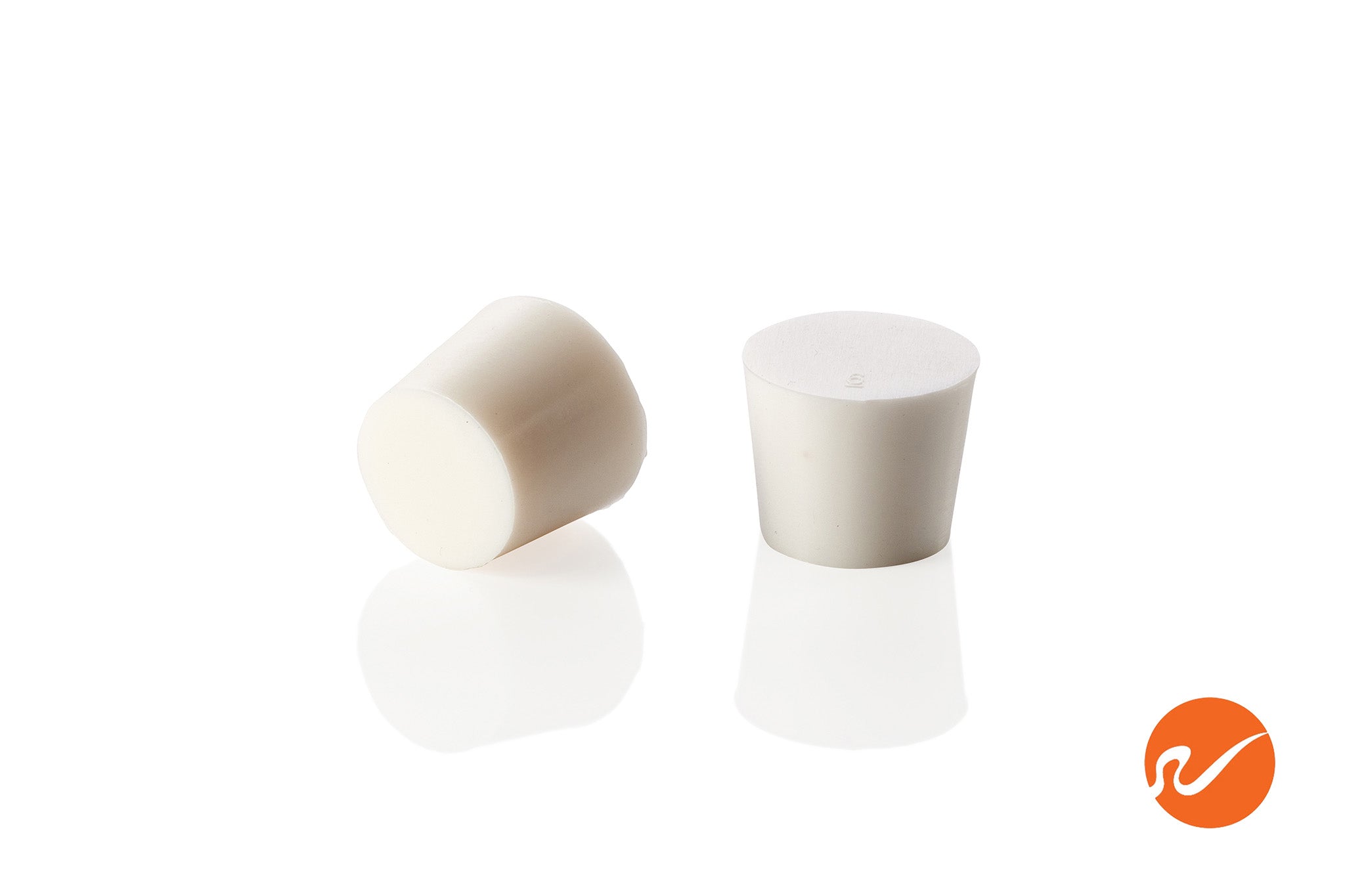 #6 White Silicone Rubber Stoppers