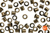 1/4" Antique Brass Shelf Pin Sleeves - WidgetCo