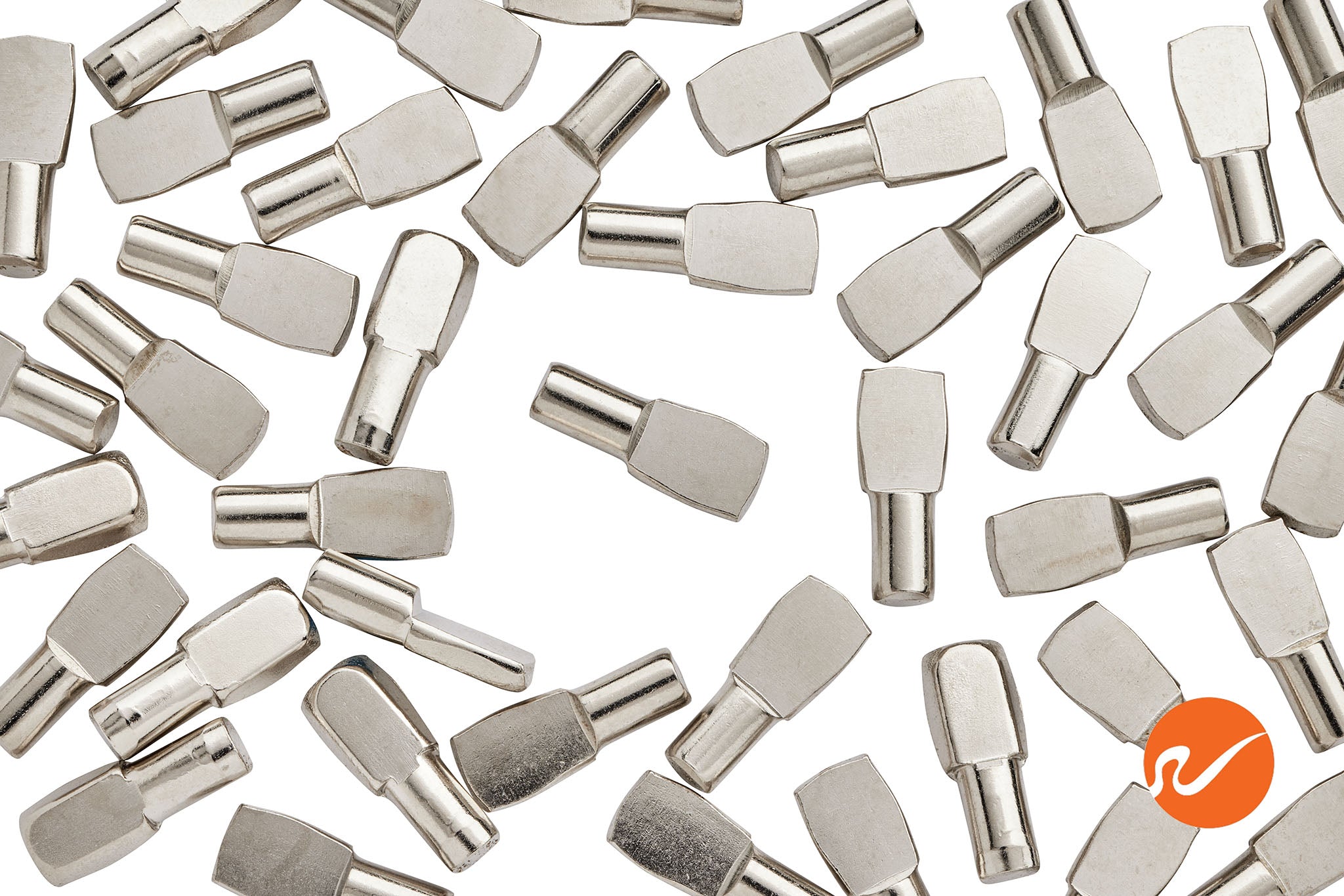 5mm Nickel Shelf Pins - WidgetCo
