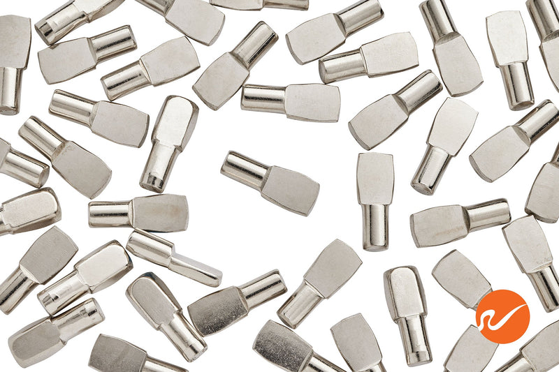 5mm Nickel Shelf Pins - WidgetCo