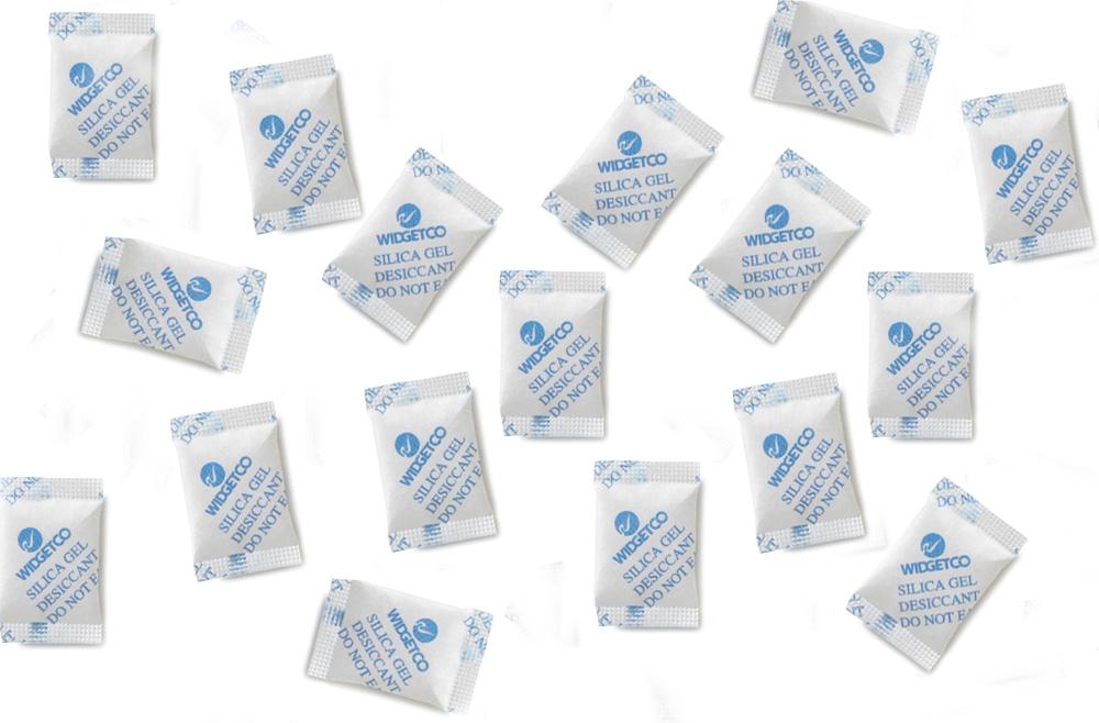 1g Silica Gel Desiccant, Tyvek packs (1000 packs) - WidgetCo