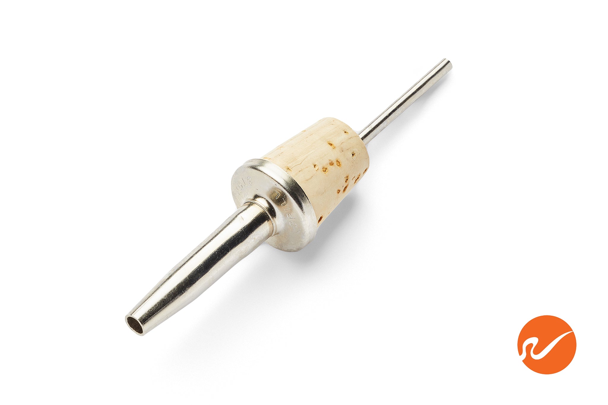 Chrome Pour Spouts w/ Natural Cork - WidgetCo