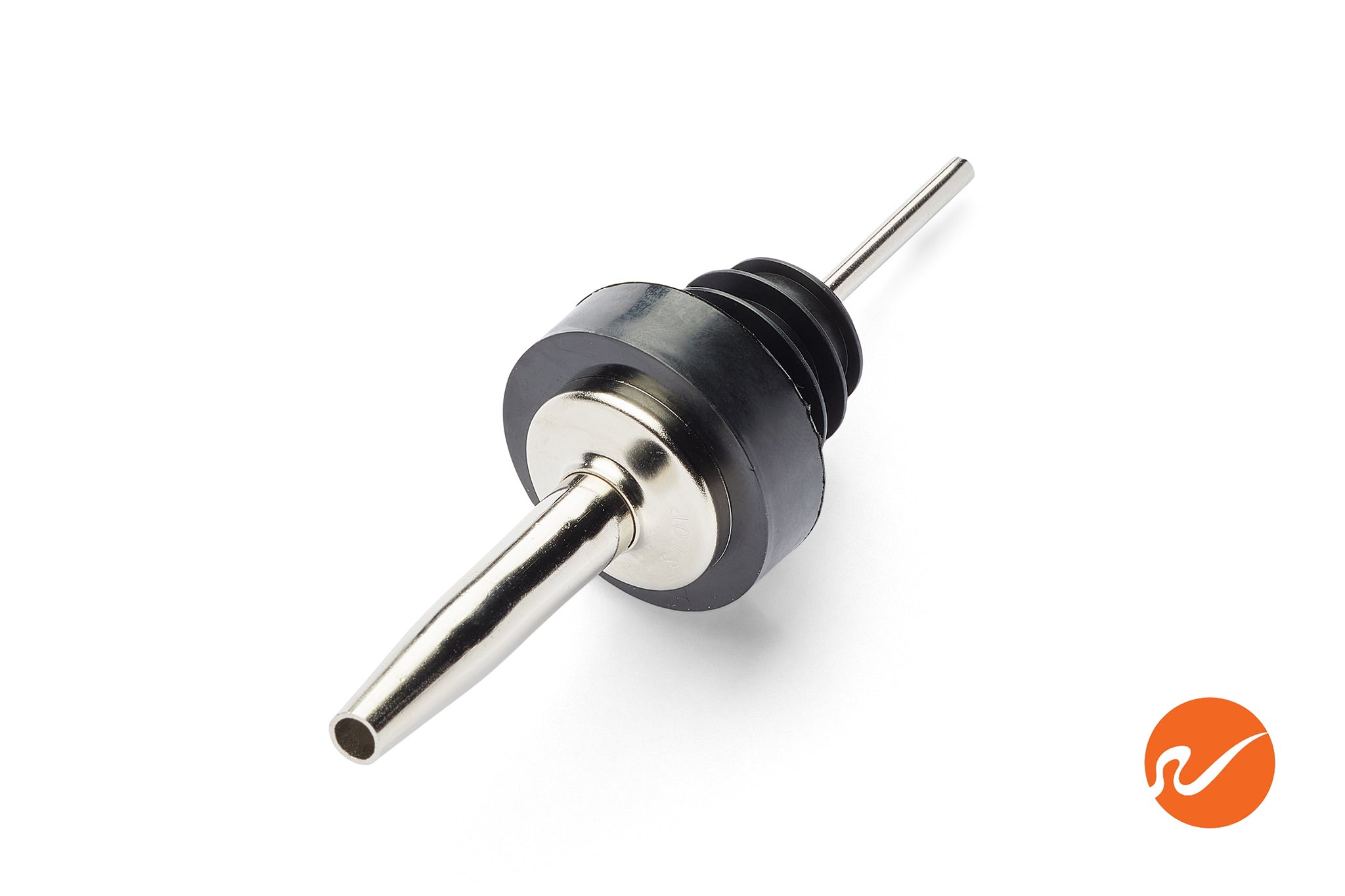 Chrome Pour Spouts & Black Grip Collar - WidgetCo