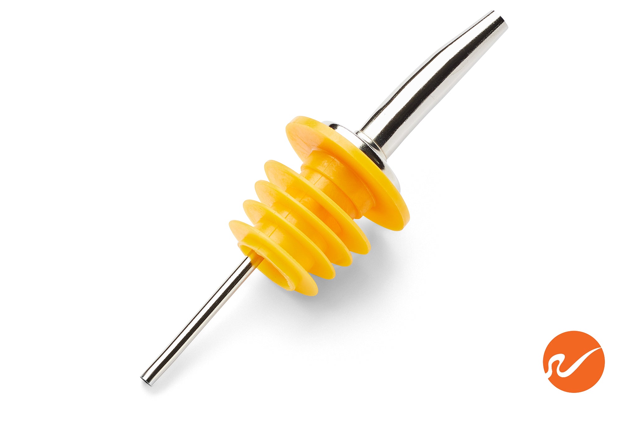 Chrome Pour Spout w/ Large Poly Cork - Patrón, etc. - WidgetCo