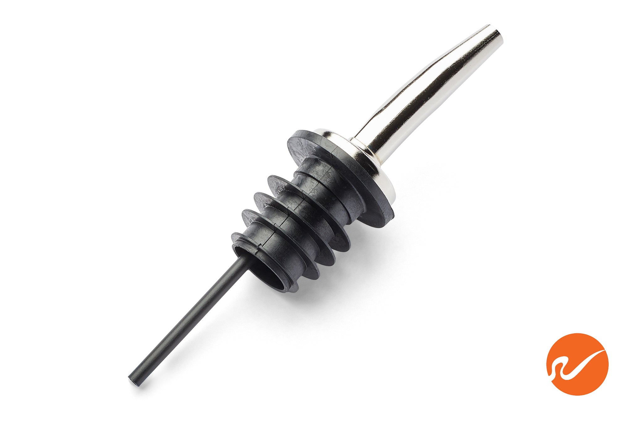 Chrome Pour Spouts w/ Plastic Vent (liquor & olive oil use) - WidgetCo