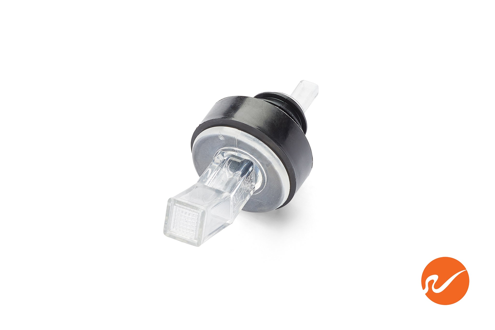 Clear Plastic Pour Spouts w/ Bug Screen & Grip Collar - WidgetCo