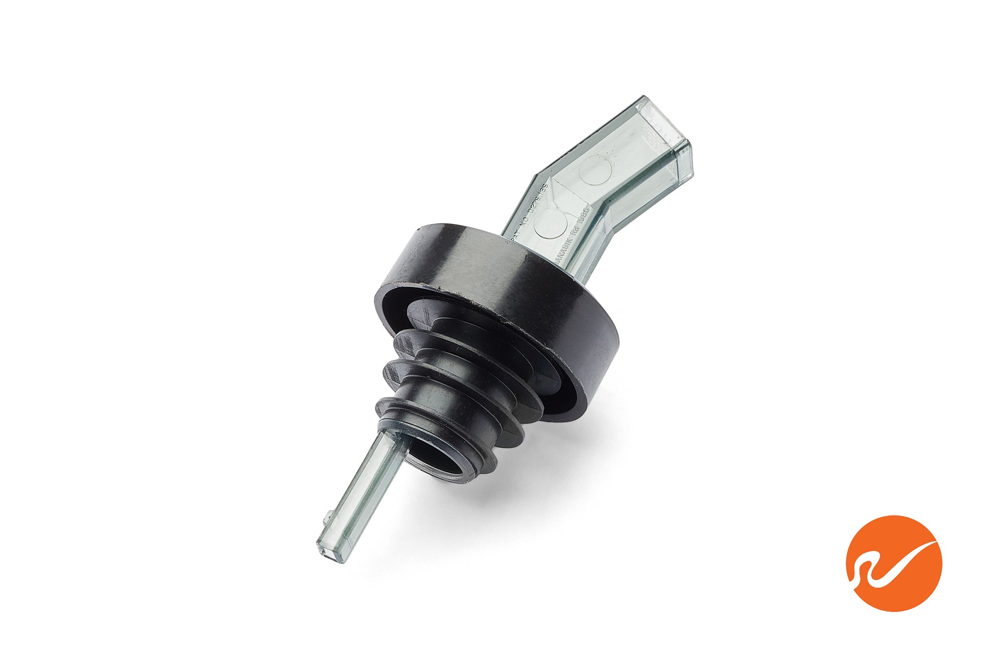 Smoke Plastic Pour Spouts w/ Bug Screen & Grip Collar - WidgetCo