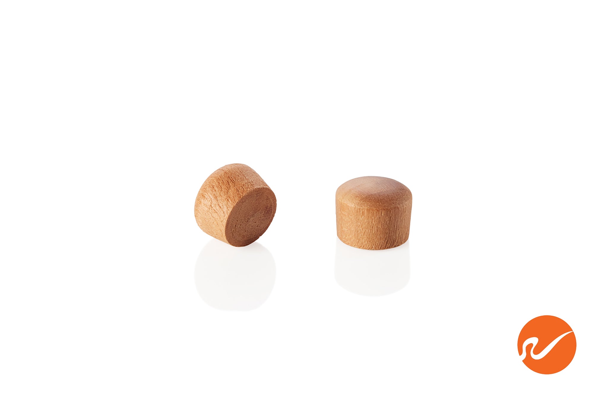 3/8" Cherry Oval Wood Plugs - WidgetCo
